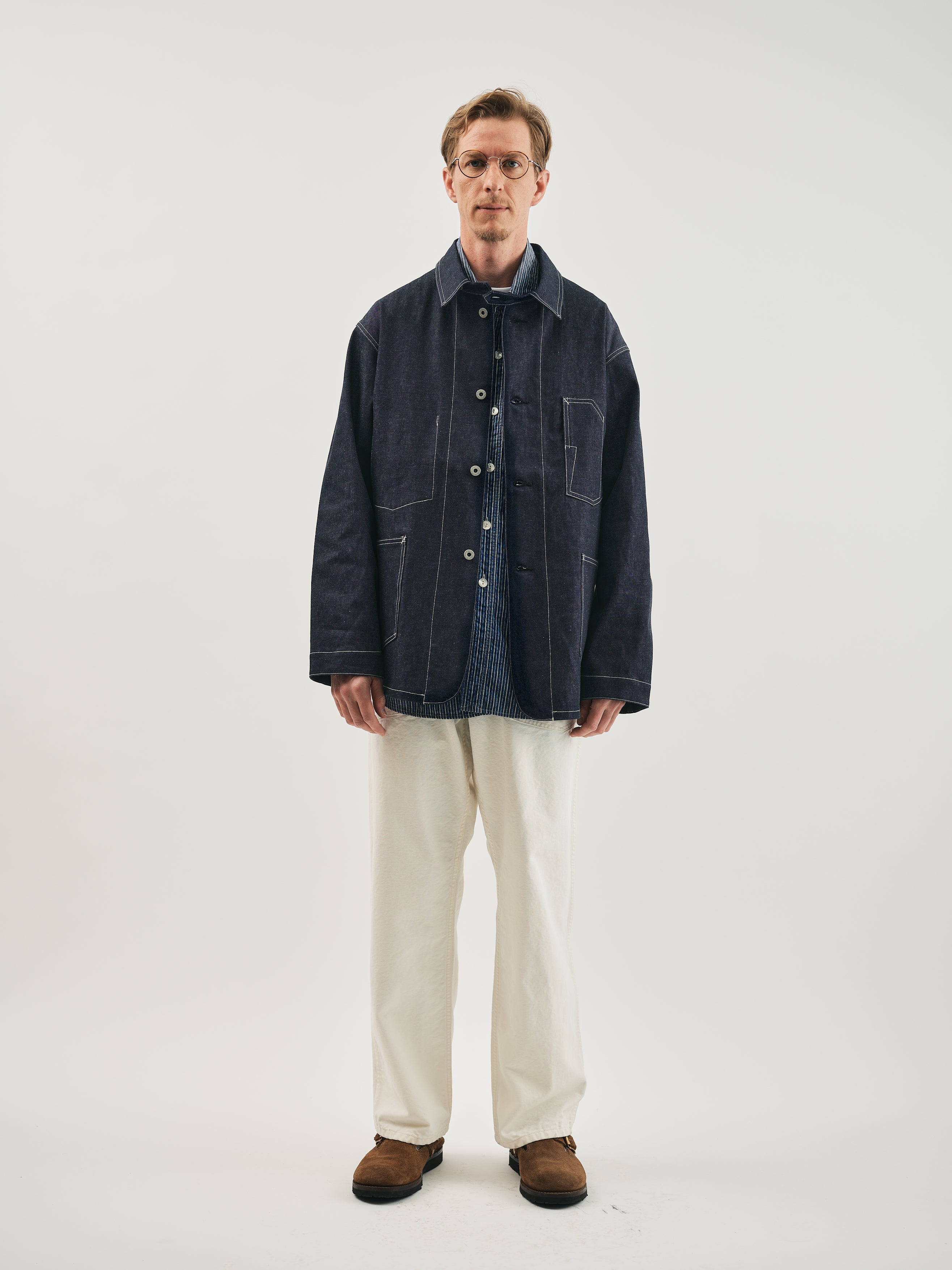 #1101-01 No.1 Jacket : 10 oz.denim indigo rigid