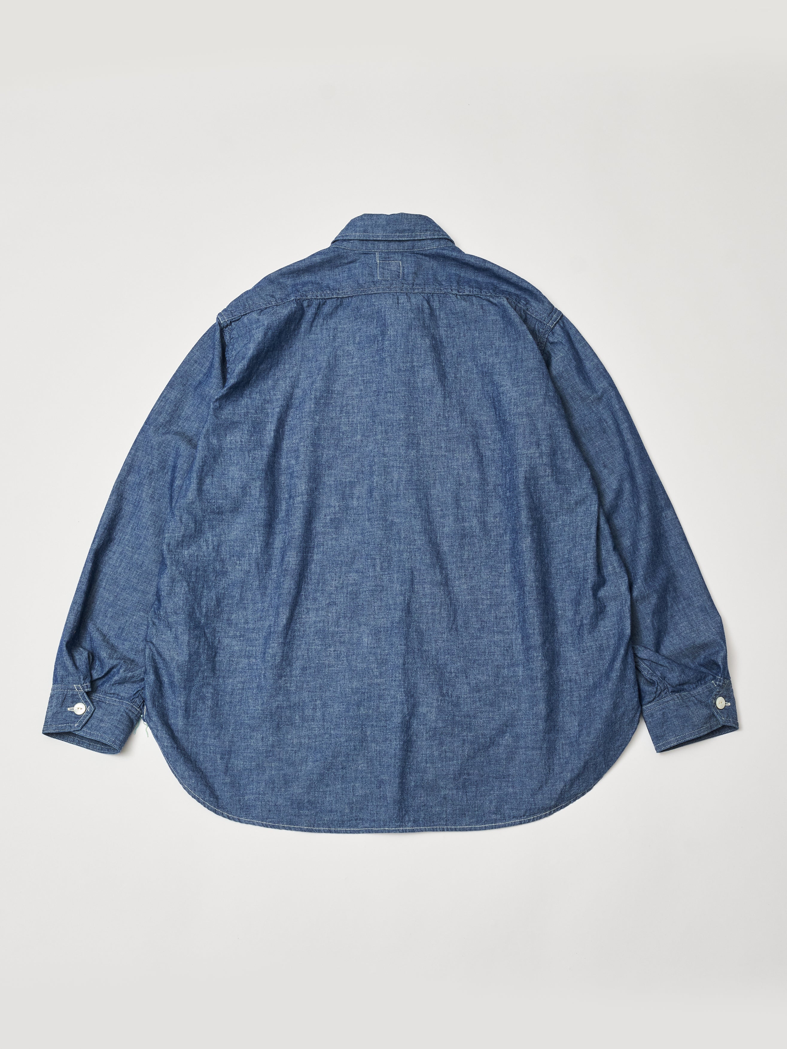 #1206-11 No.6 Shirt : classic chambray indigo