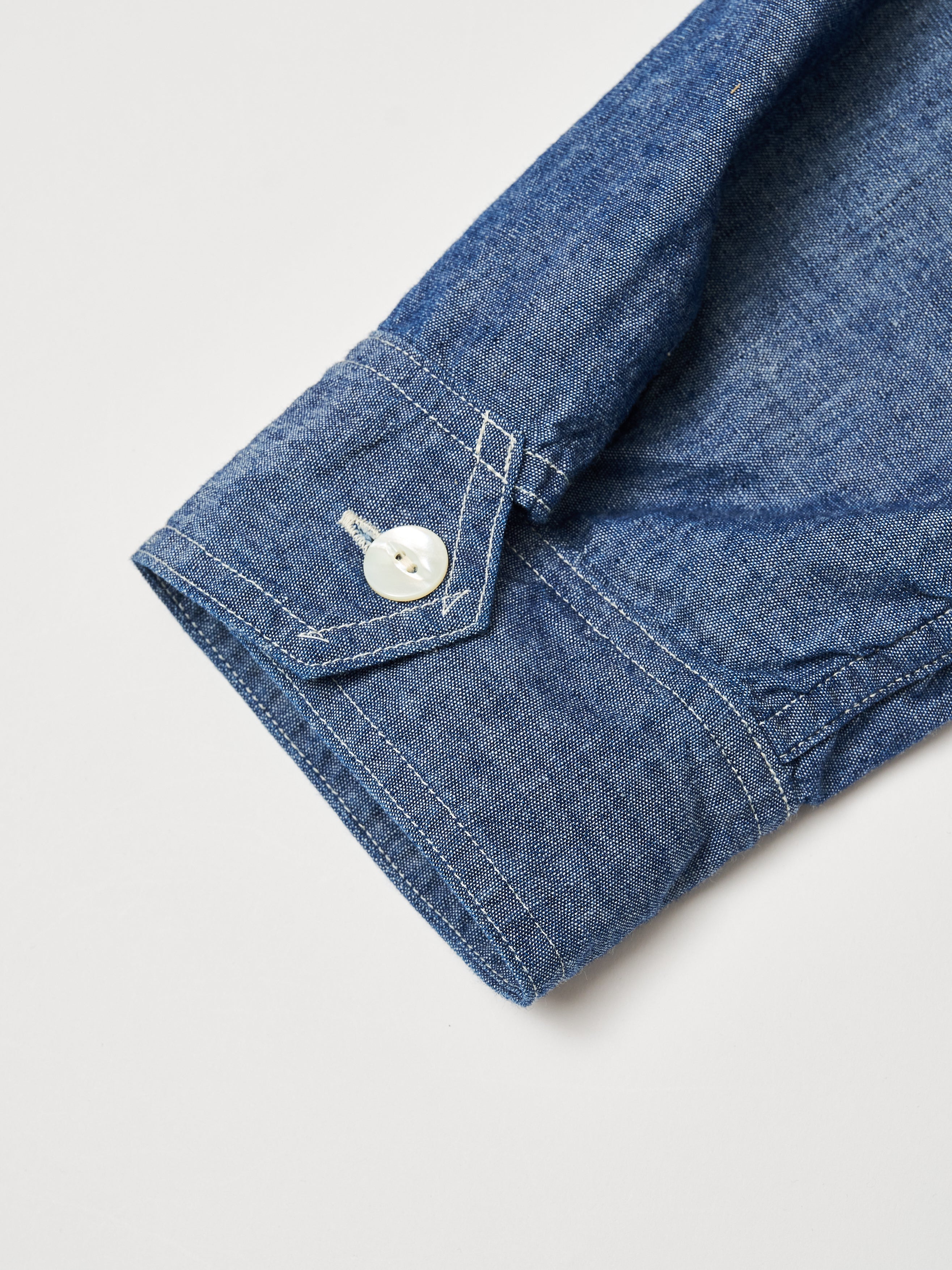 #1206-11 No.6 Shirt : classic chambray indigo