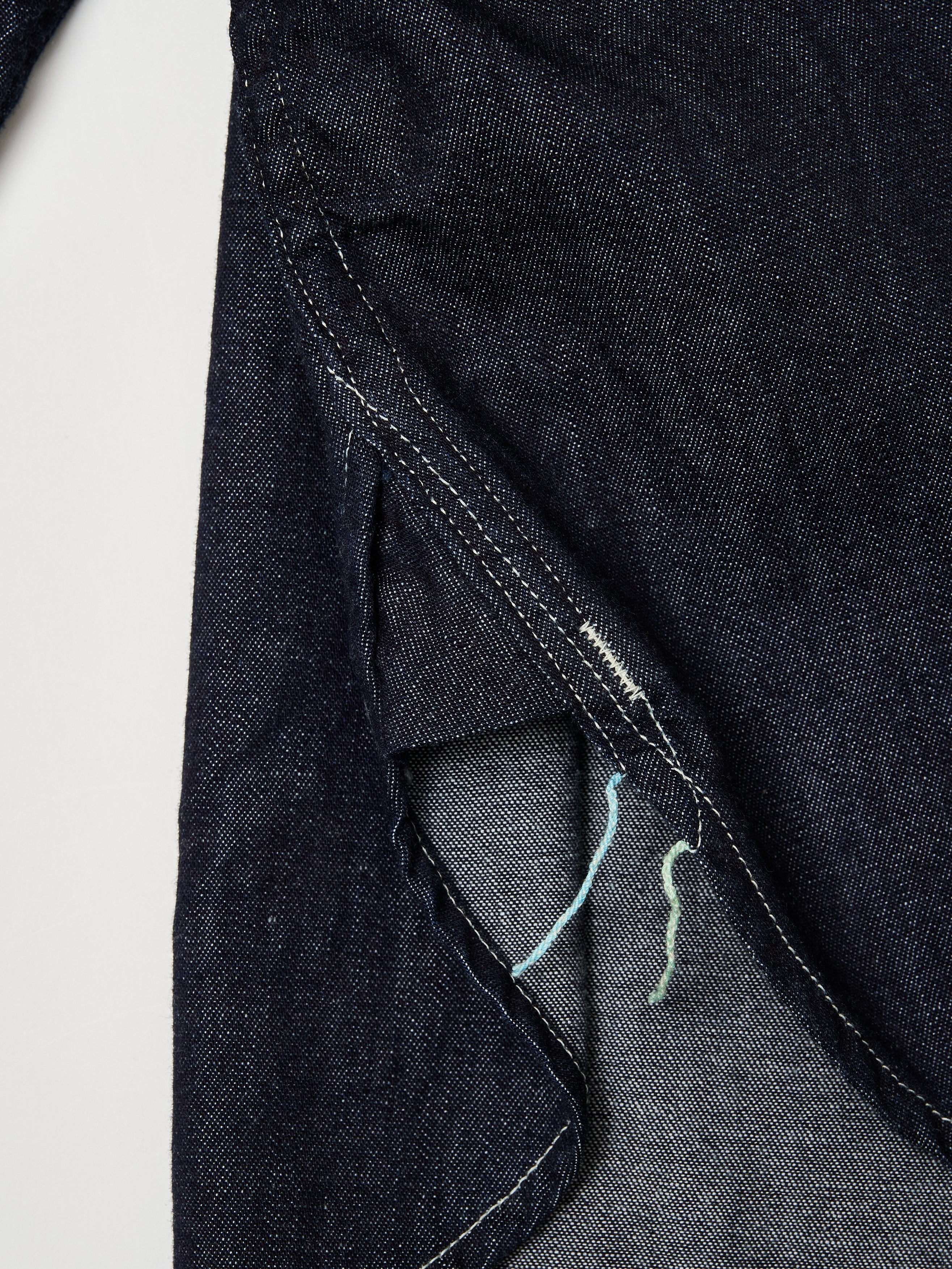 #1206-LD No.6 Shirt : light denim indigo