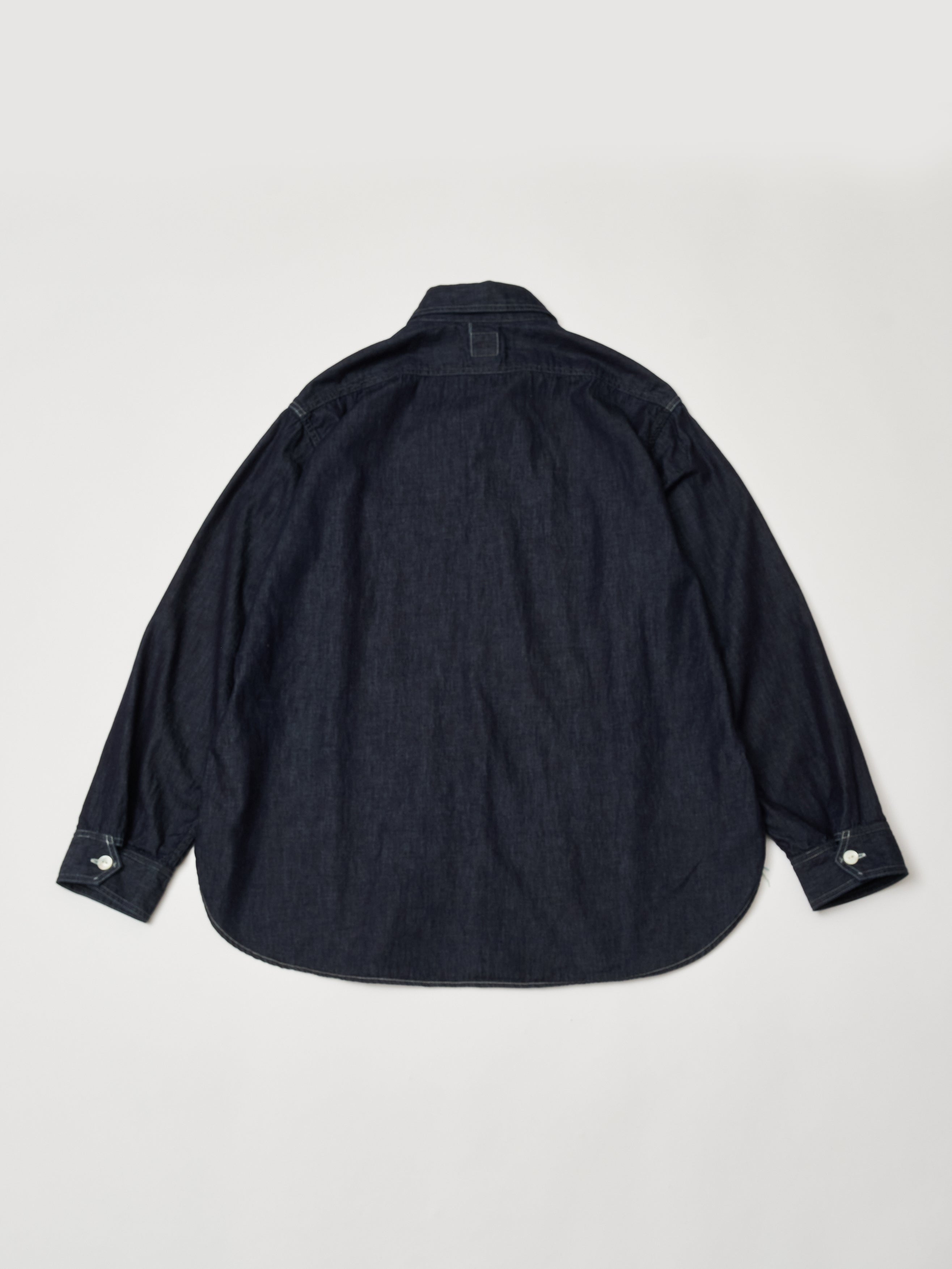 #1206-LD No.6 Shirt : light denim indigo