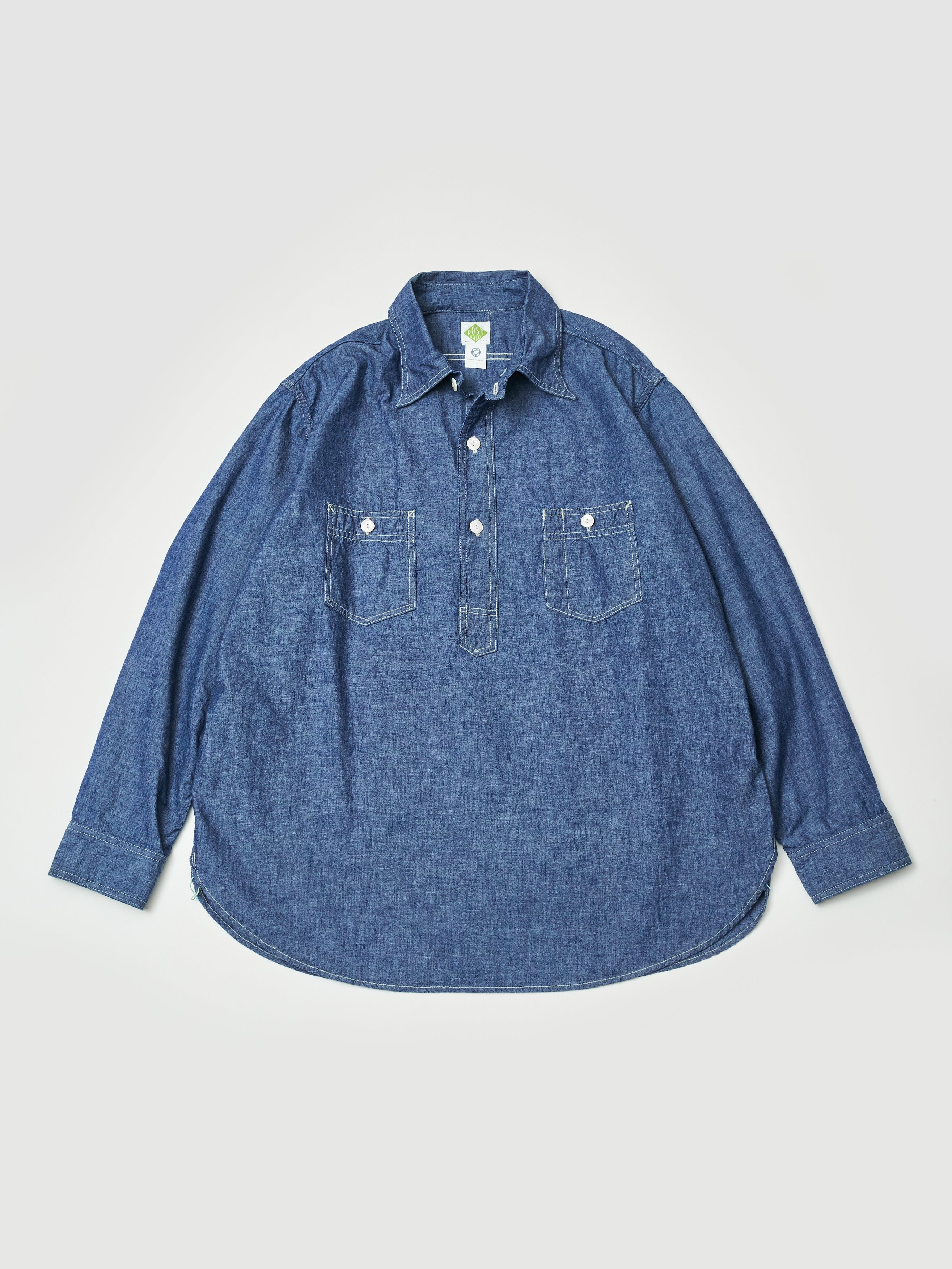 #1202-11 No.2 Shirt : classic chambray indigo