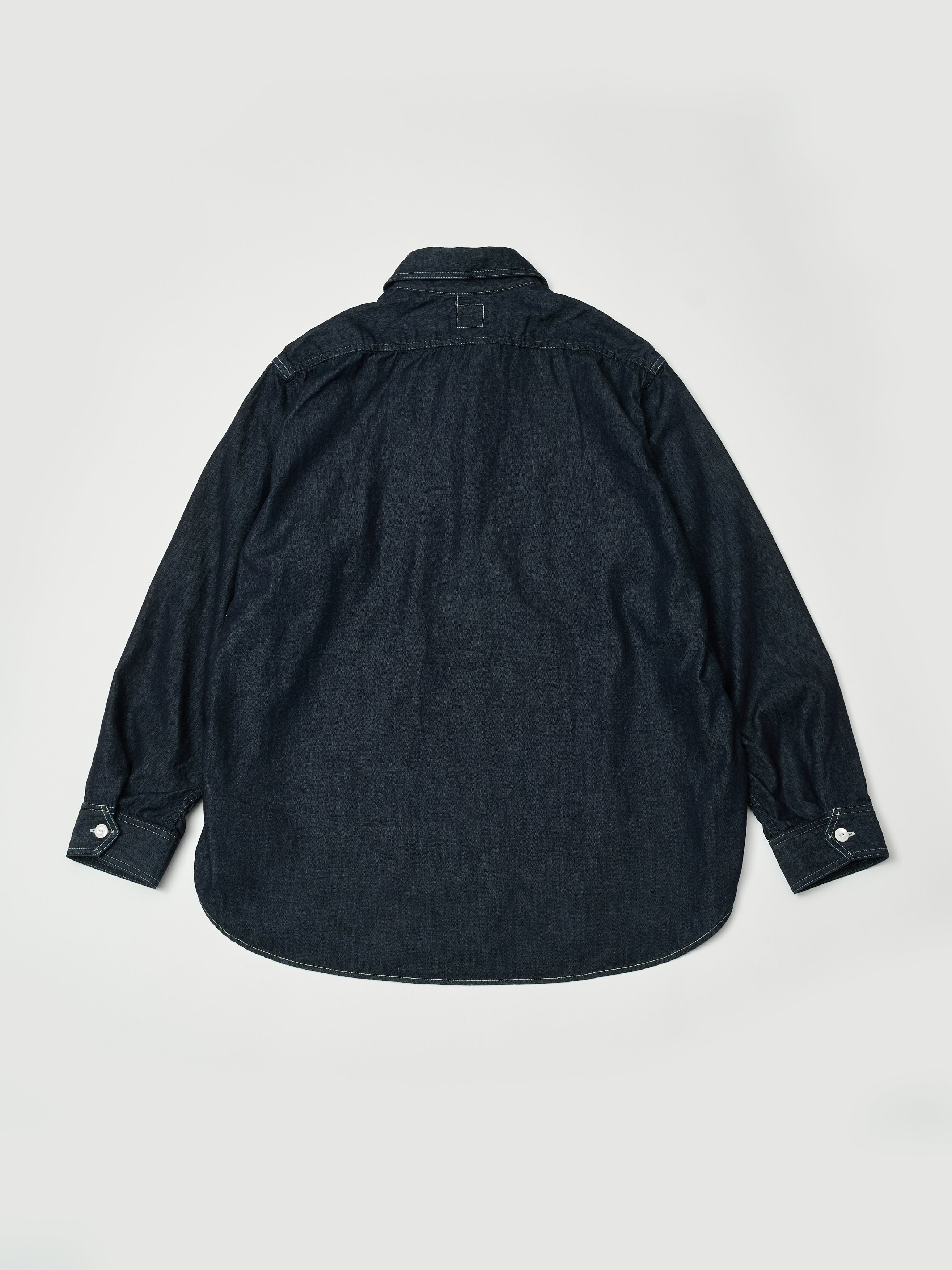 #1202-LD No.2 Shirt : light denim indigo