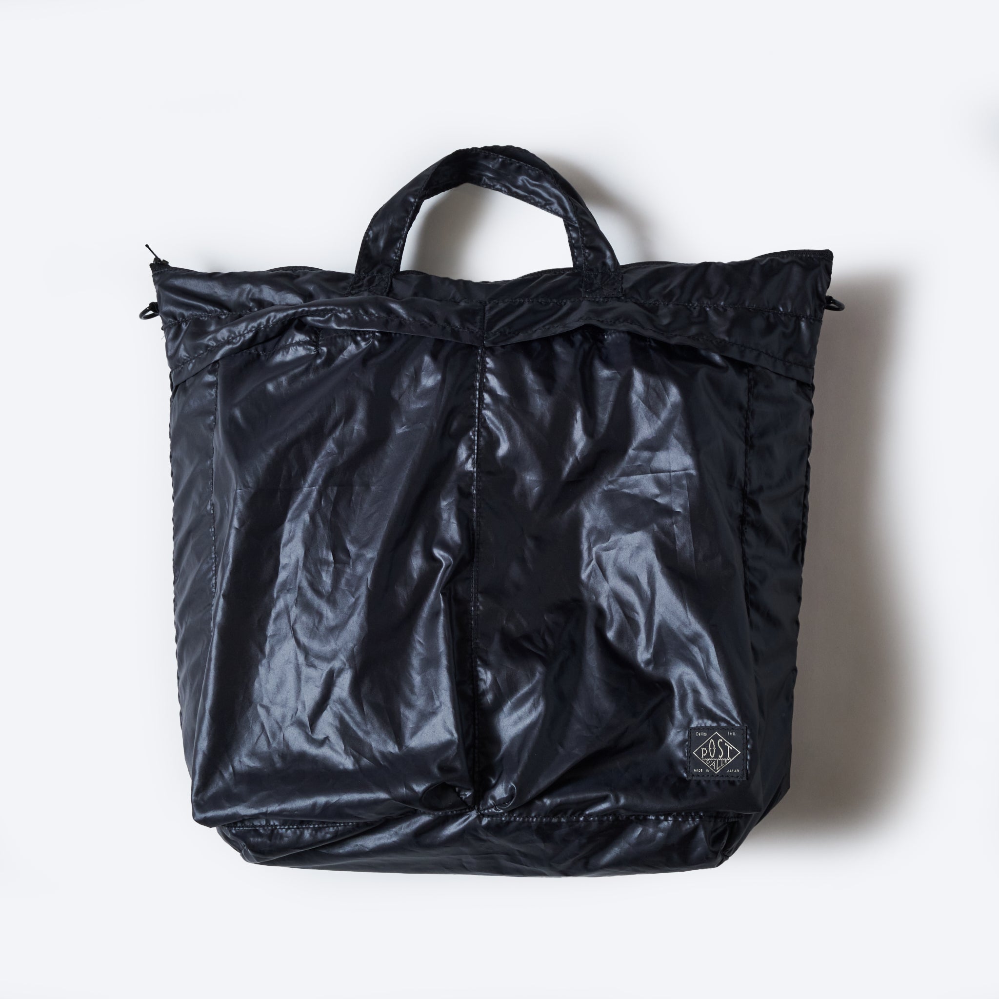 #4208-PTB Packable Helmet Bag 2 : poly taffeta black