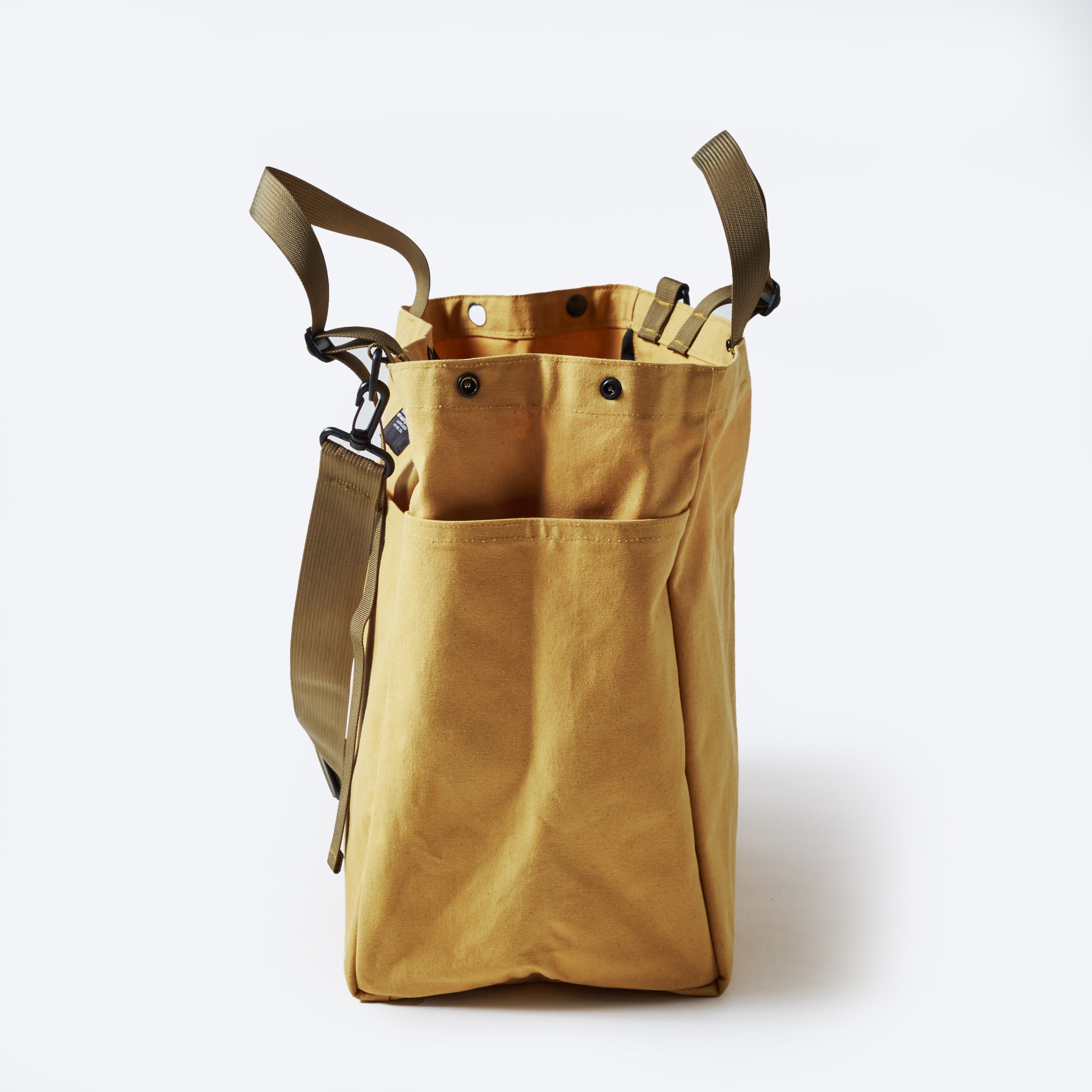 BIP021-ST BAGSINPROGRESS x Post O'Alls Carry-all Beach Bag : sunforger cotton canvas suntan