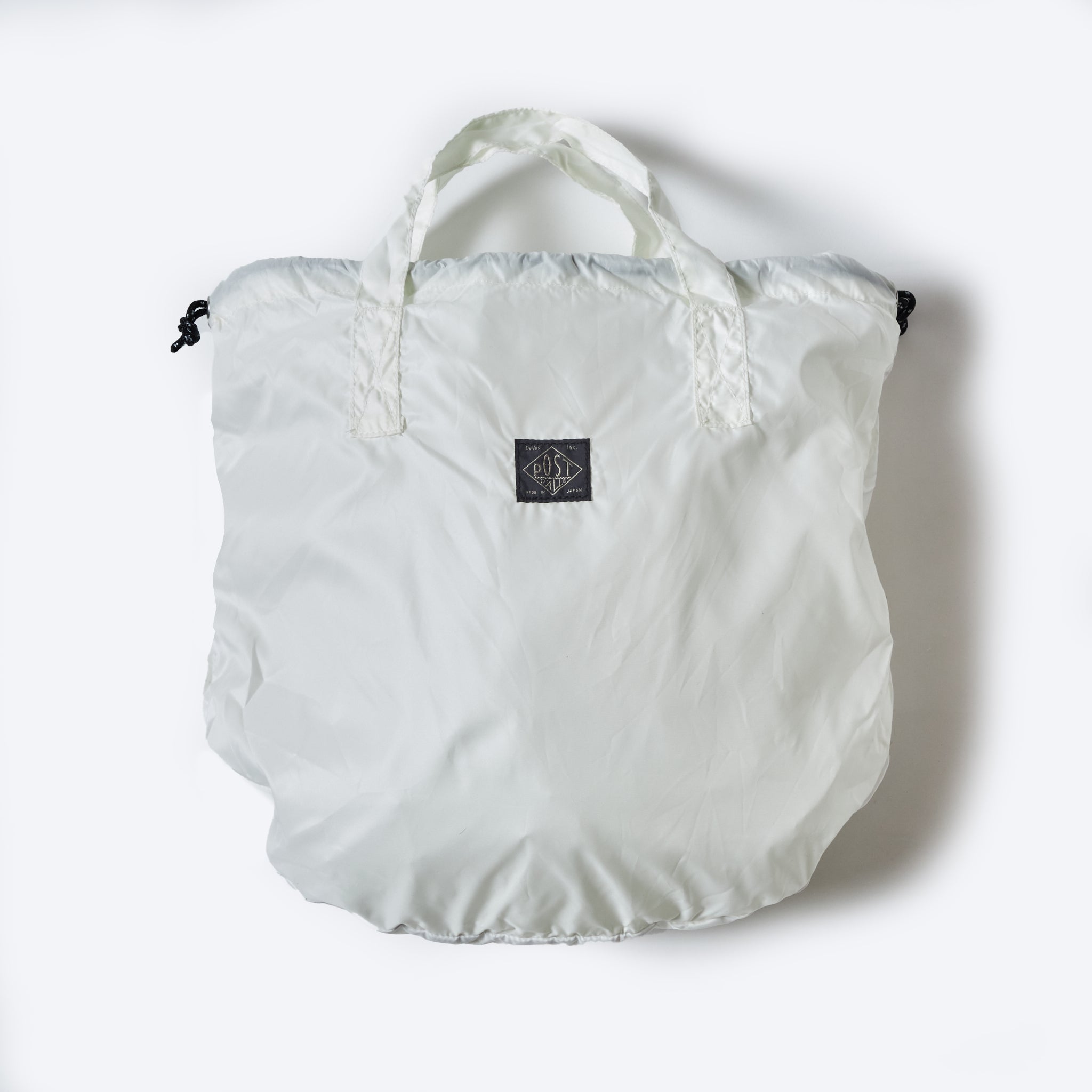 #4207-PTW Packable Helmet Bag 1 : poly taffeta white