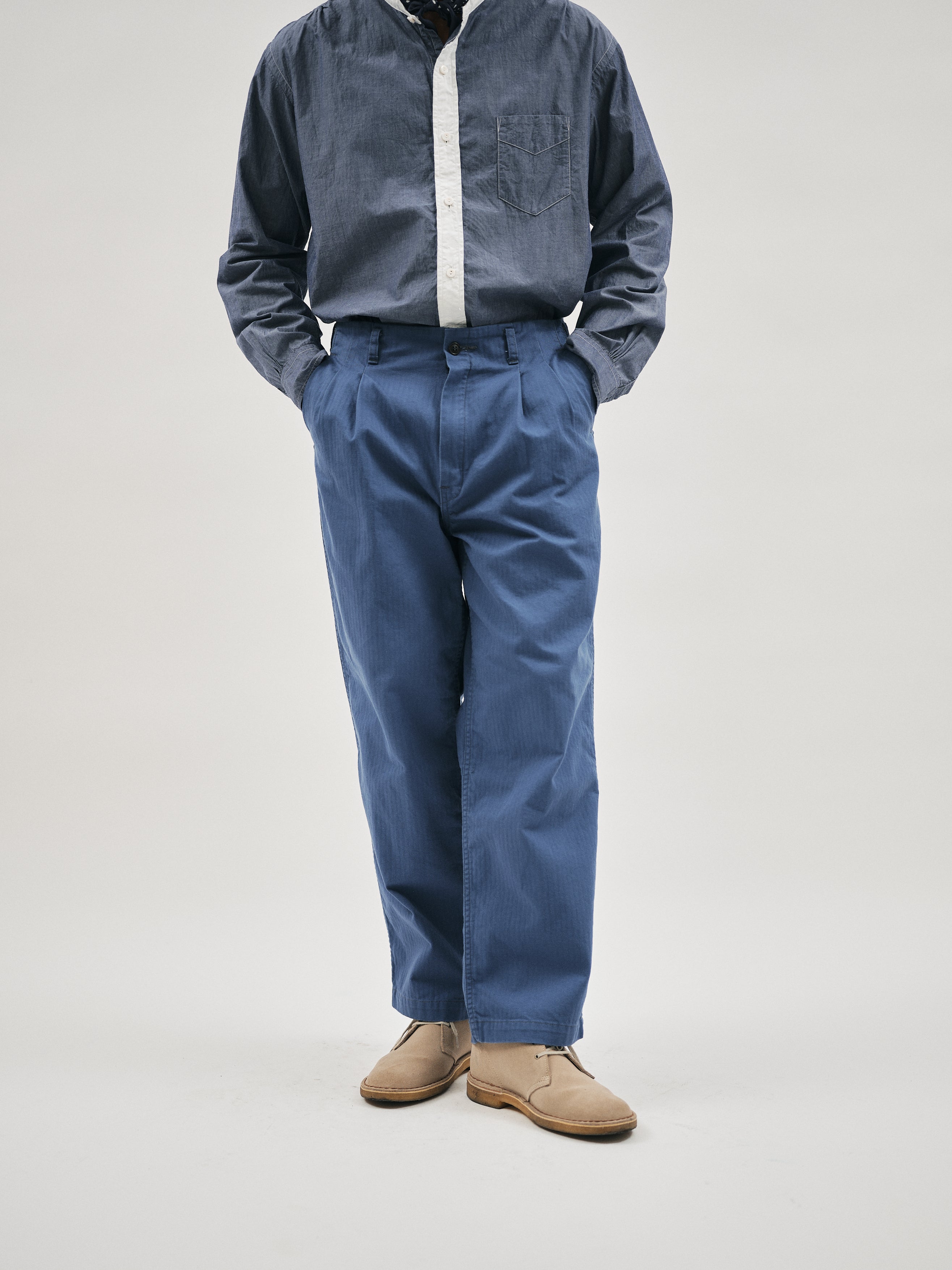 #3326-CCG California Pegtop : cotton covert grey