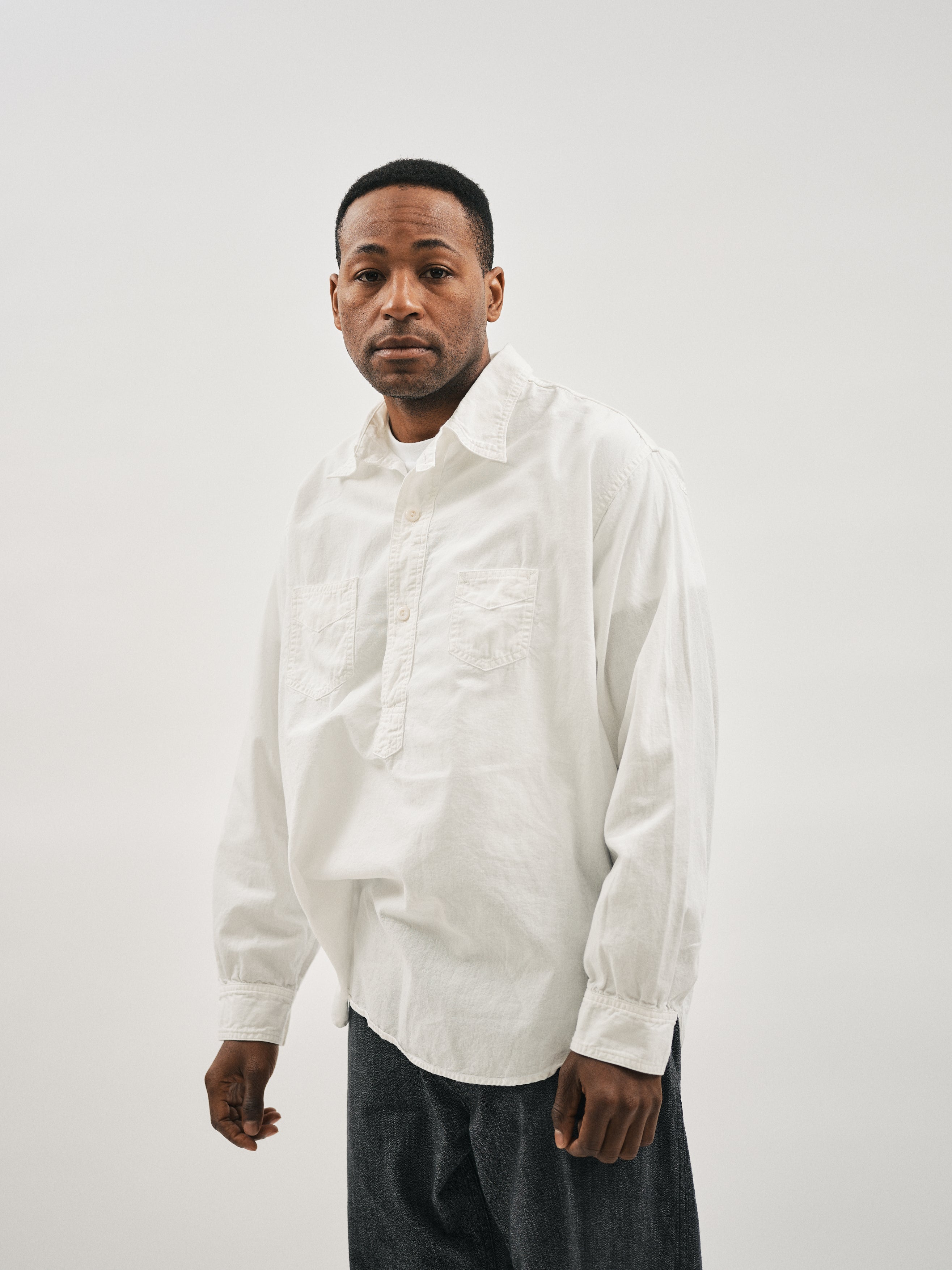 #3208-CW De Luxe : classic chambray white