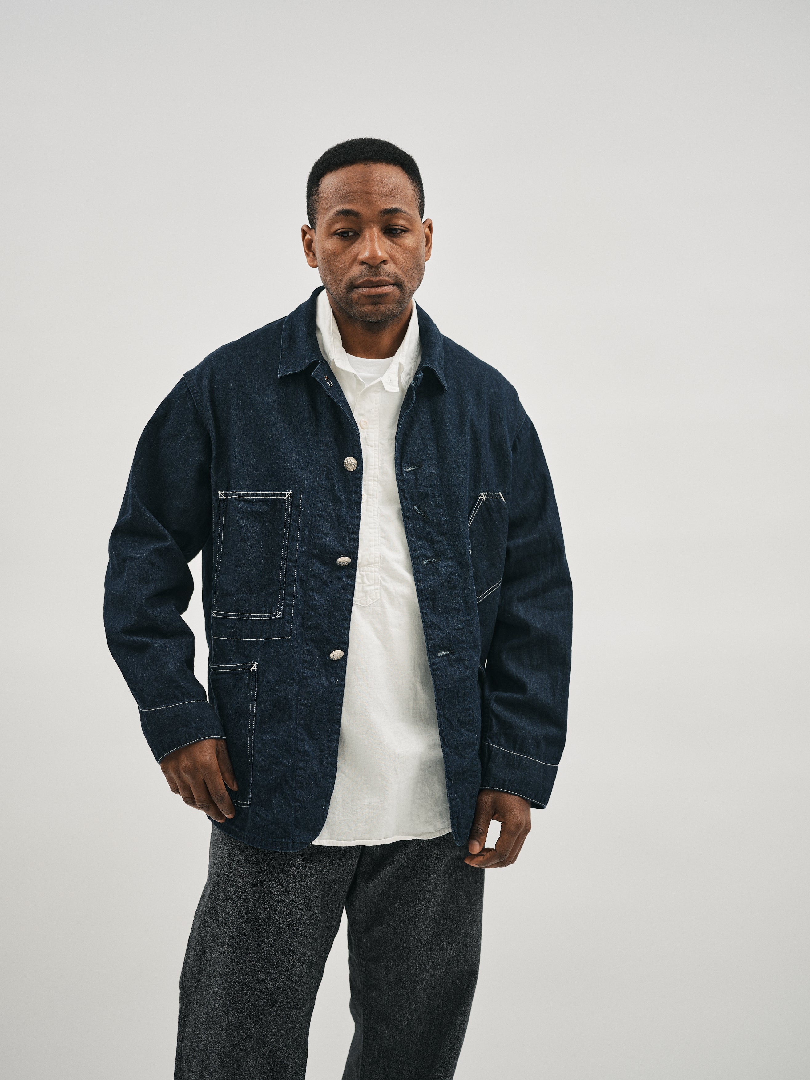 #3102SB-8DI SWEETBEAR 3 : 8oz.denim dark indigo