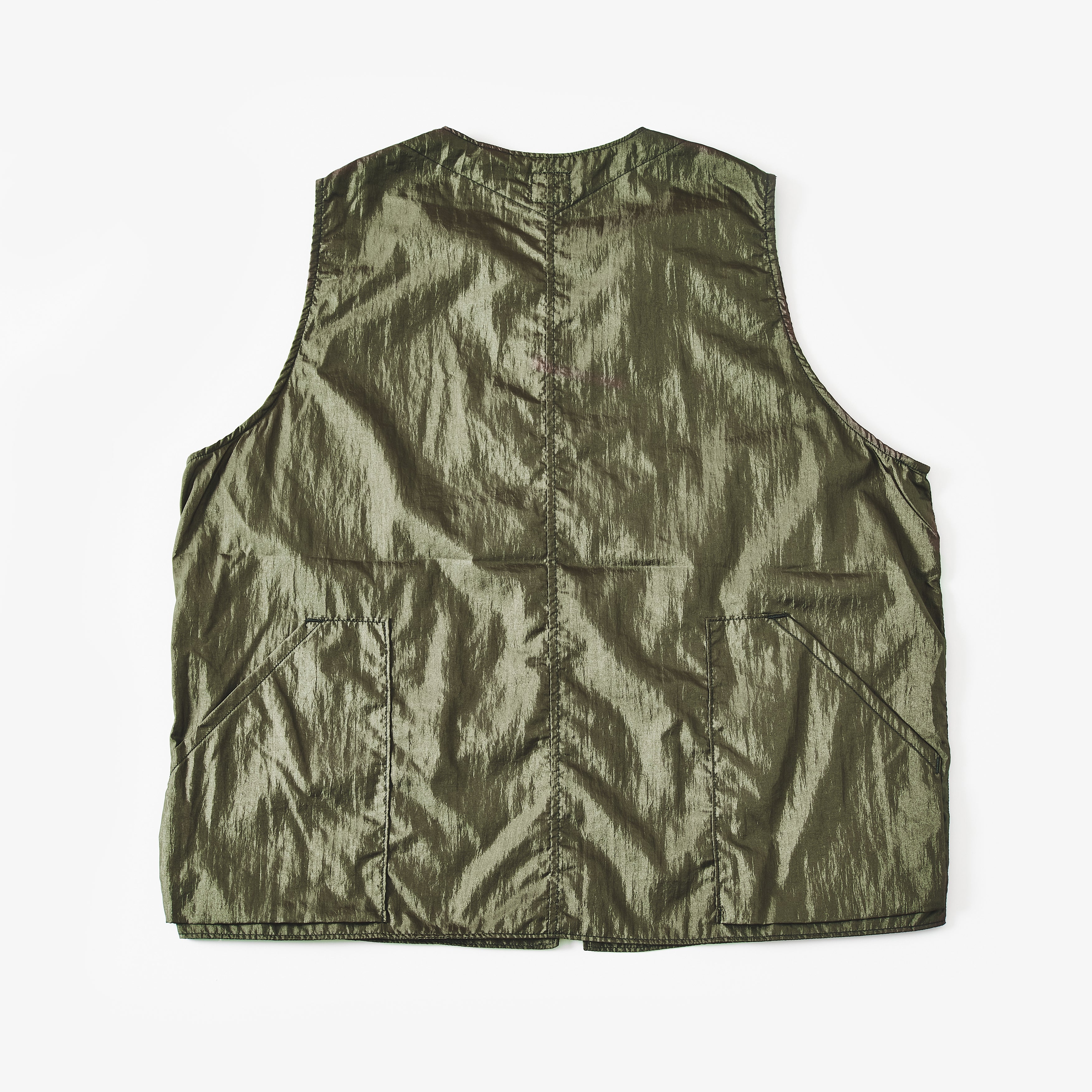#1521-CTO Mr.DEE : crinkle nylon taffeta olive