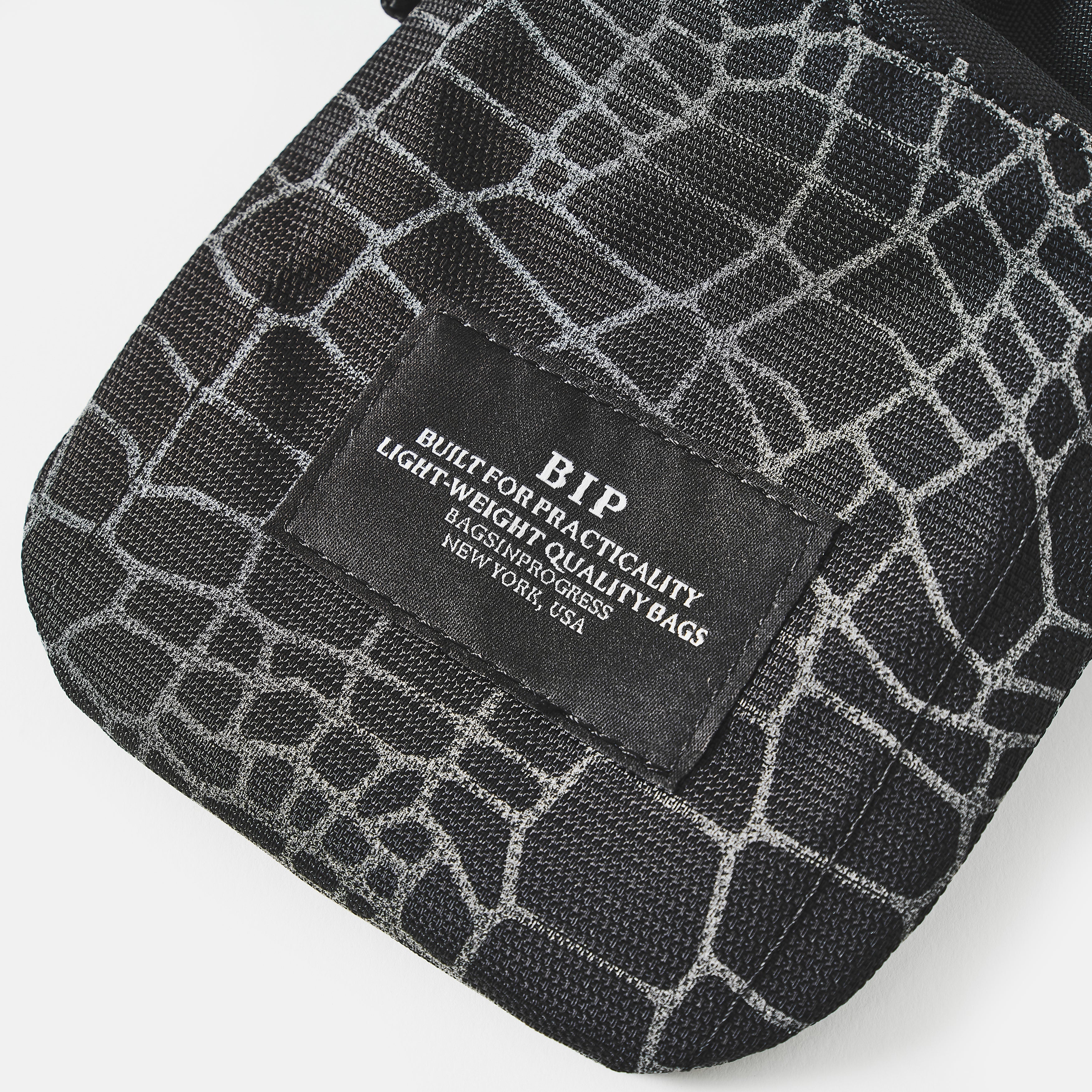 JP518-SW BAGSINPROGRESS x Post O'Alls MINI WALLET POUCH spider web