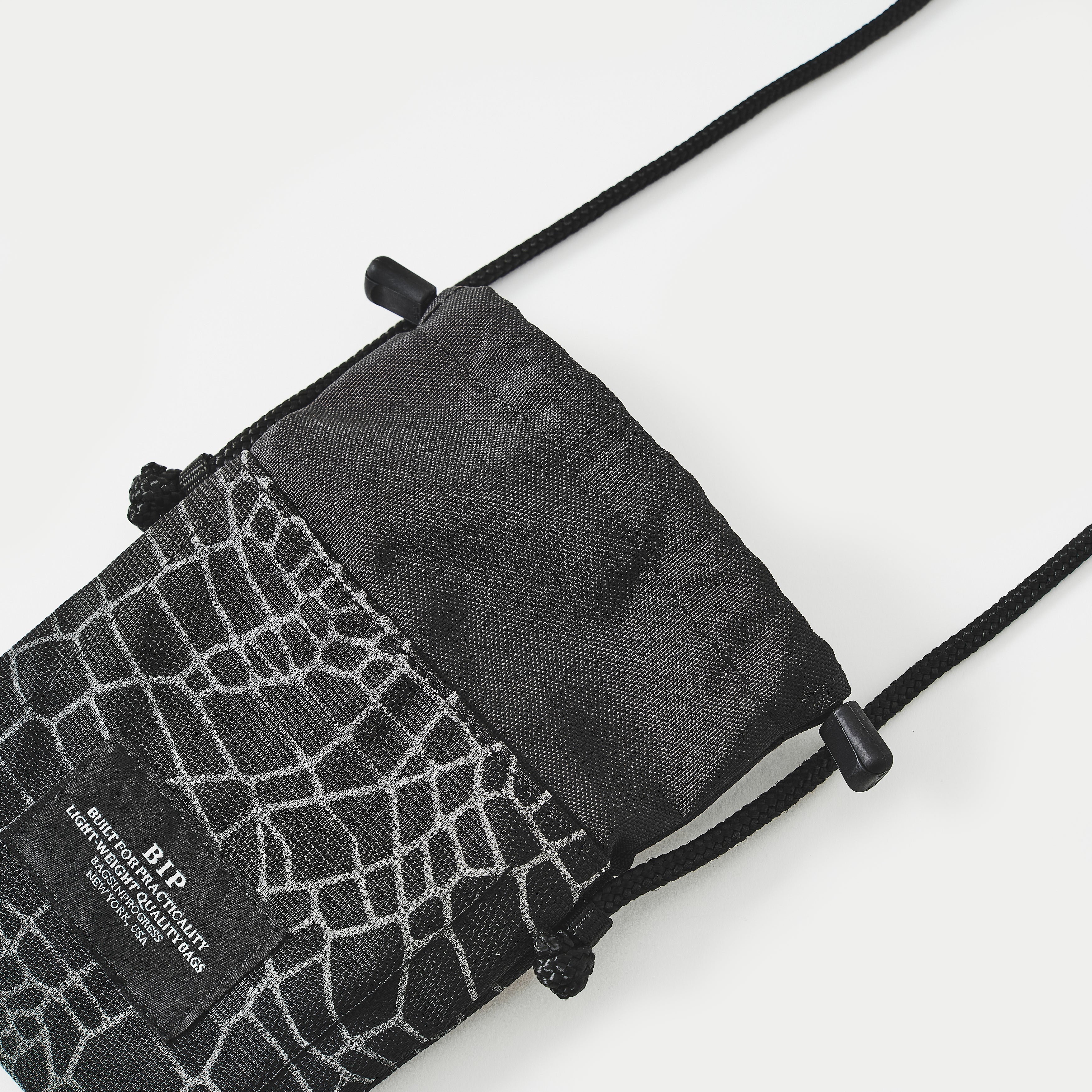 JP518-SW BAGSINPROGRESS x Post O'Alls MINI WALLET POUCH spider web