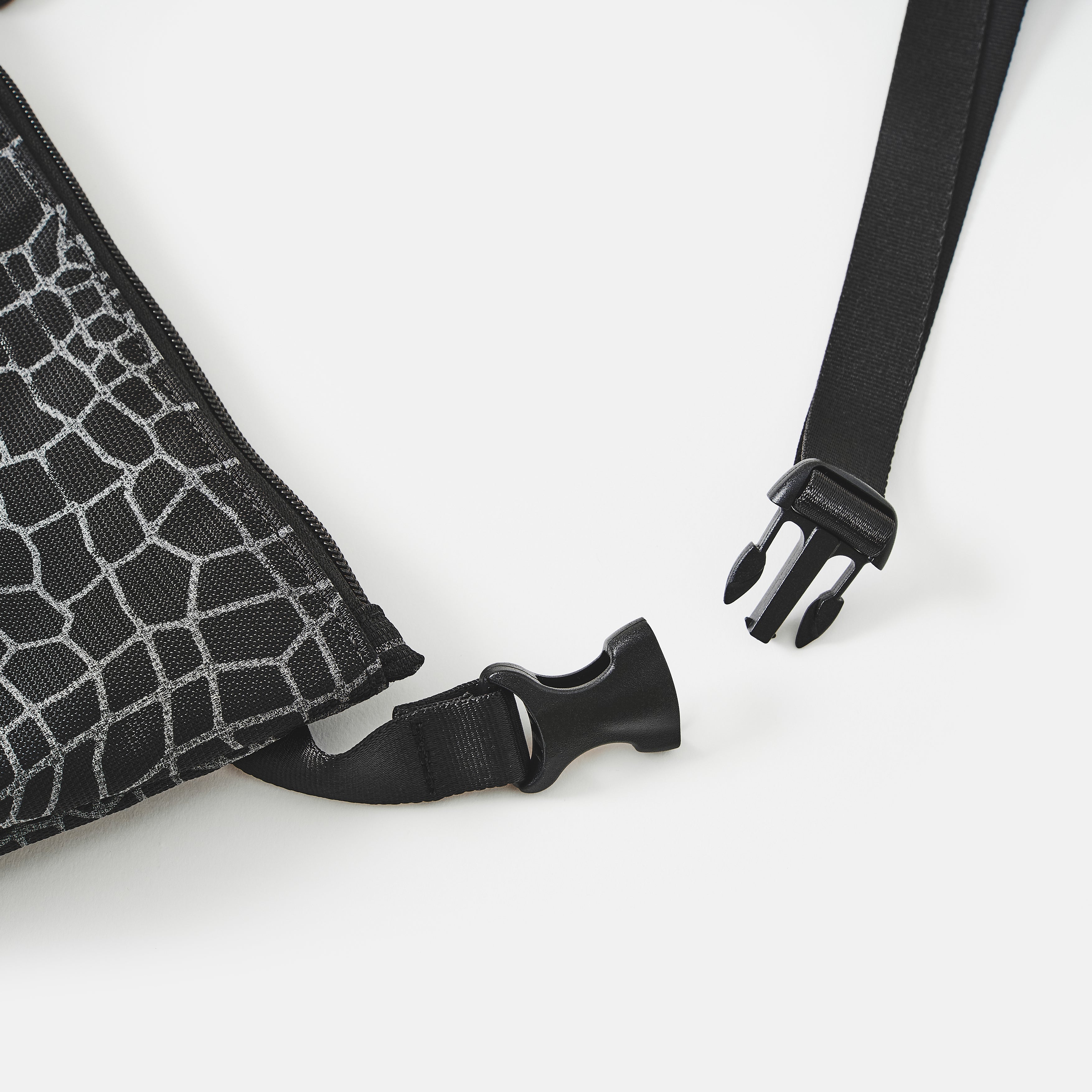 JP510-SW BAGSINPROGRESS x Post O'Alls FANNYPACK CROSSBODY : spider web