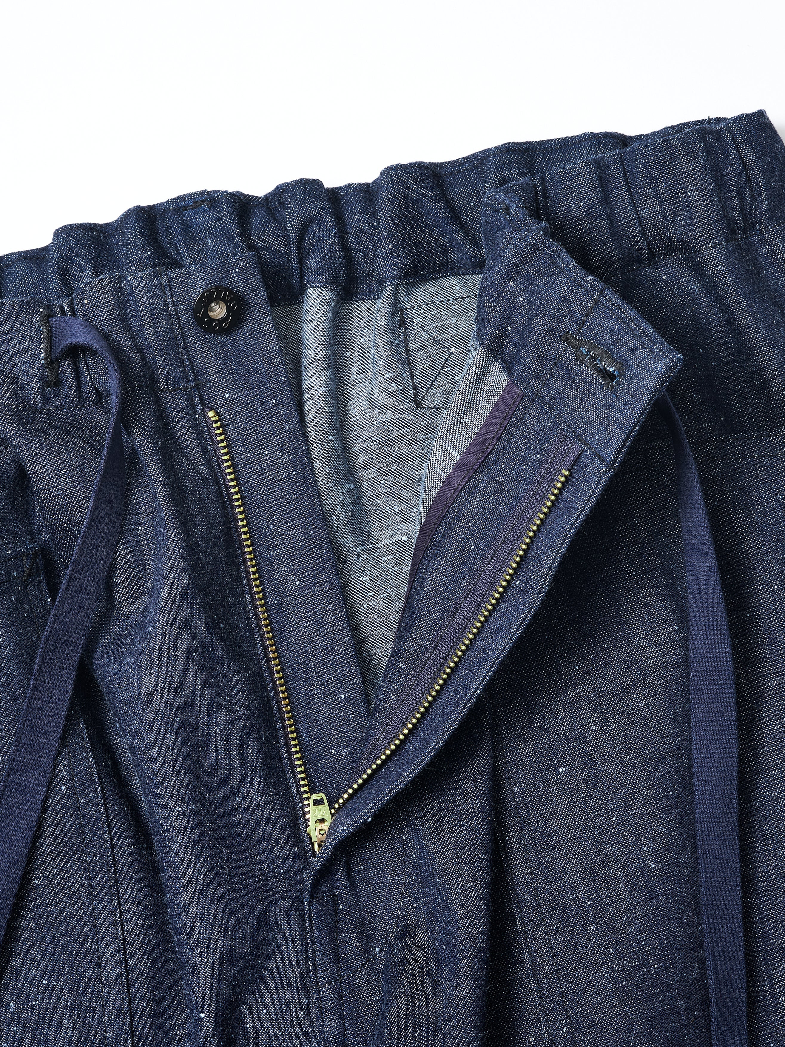 #3313-02 E-Z ARMY-NAVY Pants 2 : 11.5oz. Denim rigid indigo_3
