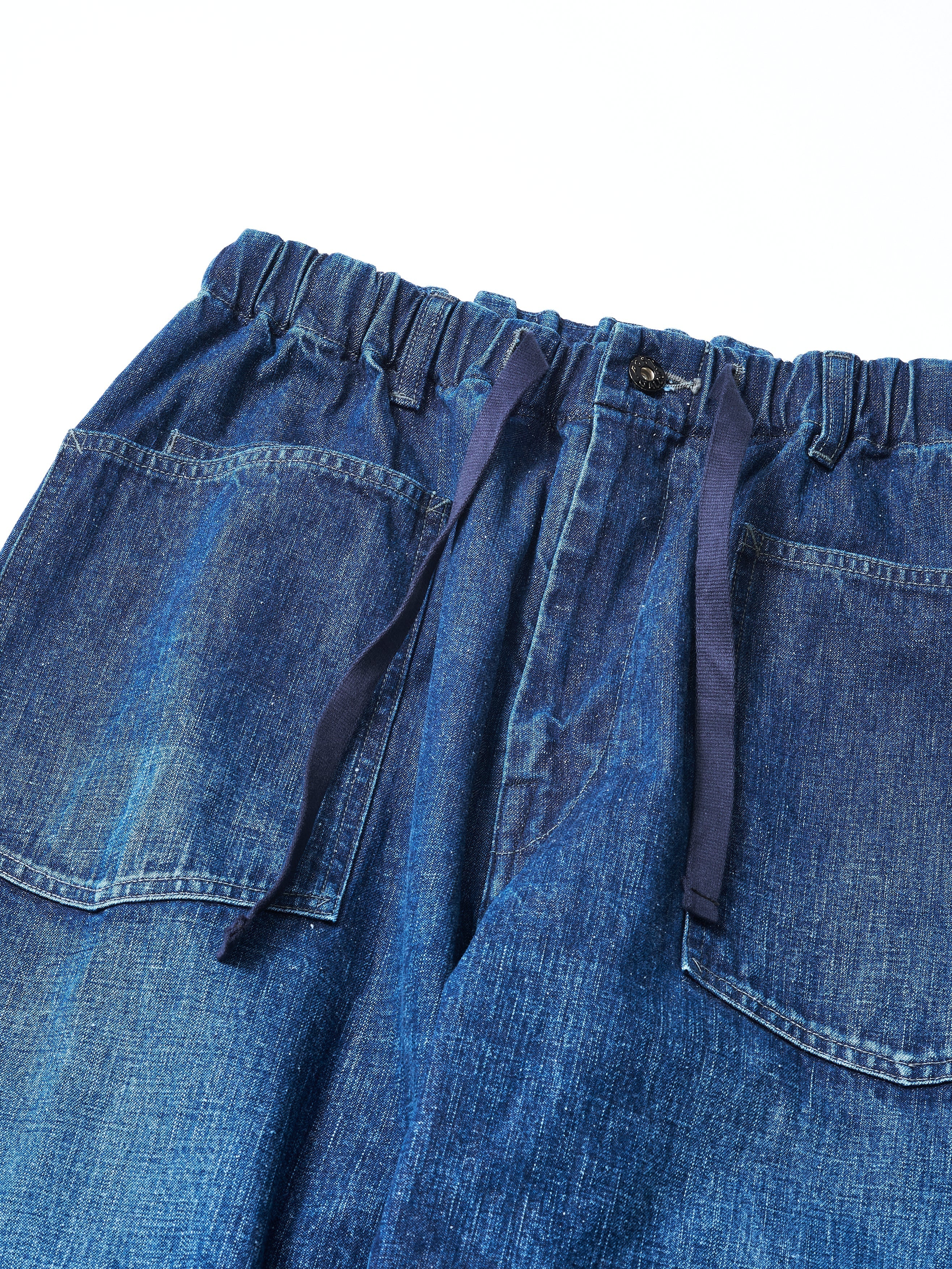 #3313-02W E-Z ARMY-NAVY Pants 2 : 11.5oz. Denim worn indigo_2