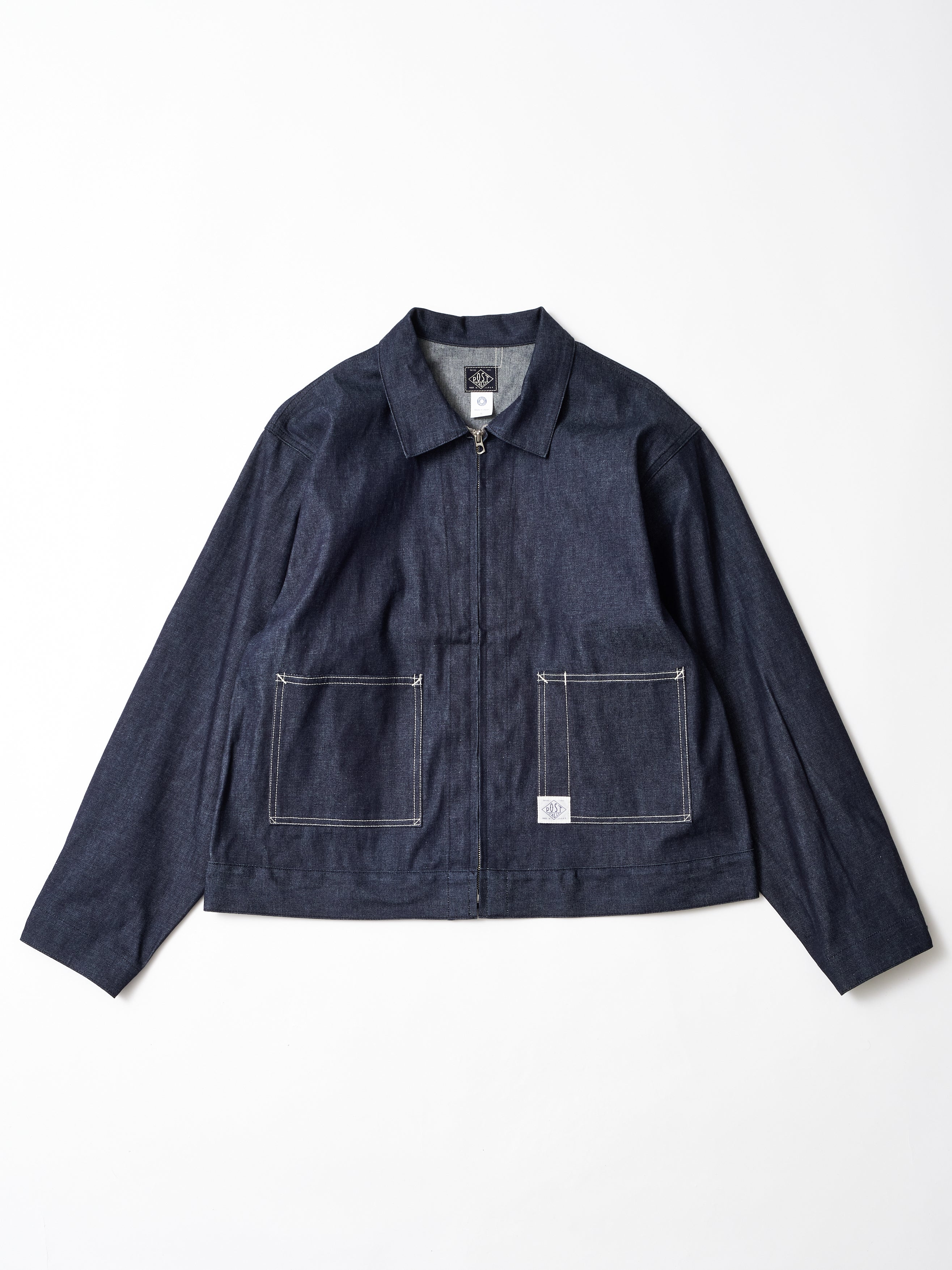 #3144-01 Mechanic Blouse 3 : 10oz. Denim rigid indigo_1