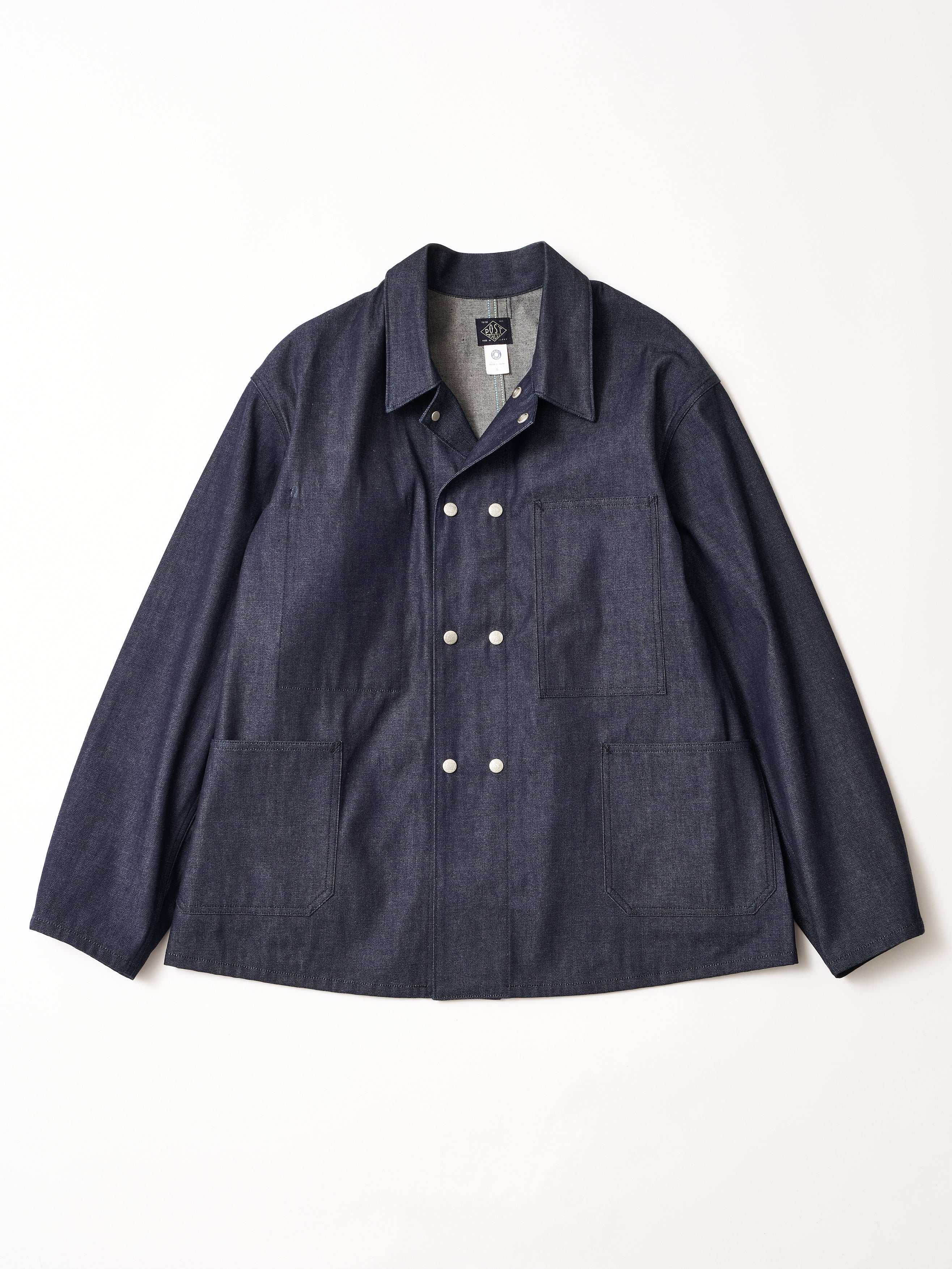 #3141-01 Mattalini DUBBLE : 10oz. Denim rigid indigo_1