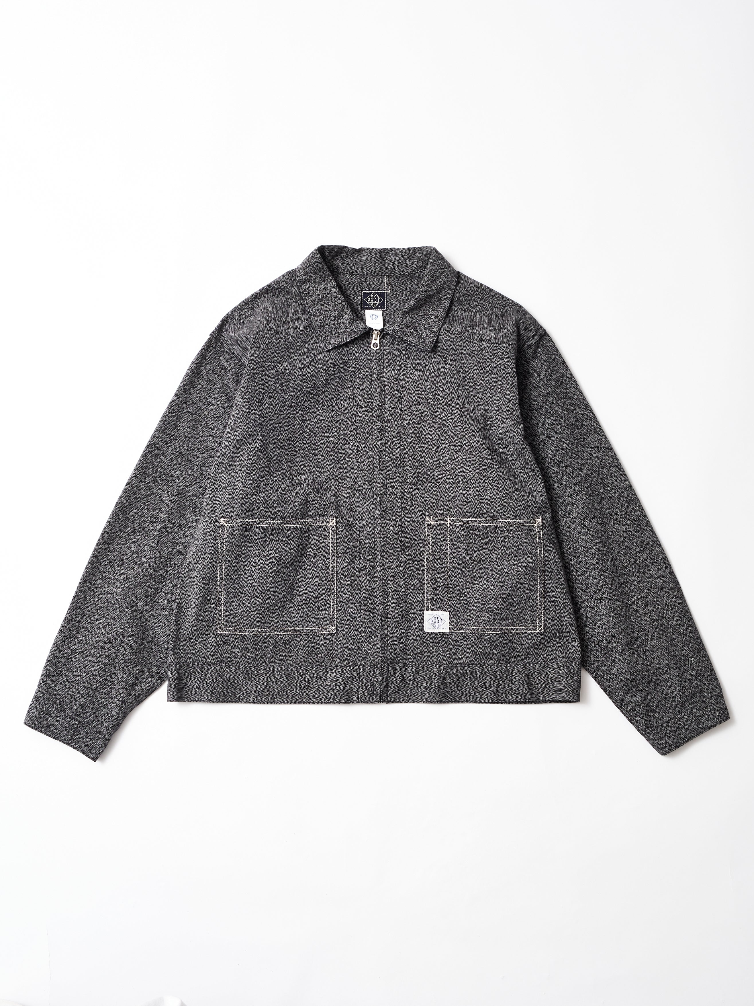 #3144-NCG Mechanic Blouse 3 : new cotton covert grey_1