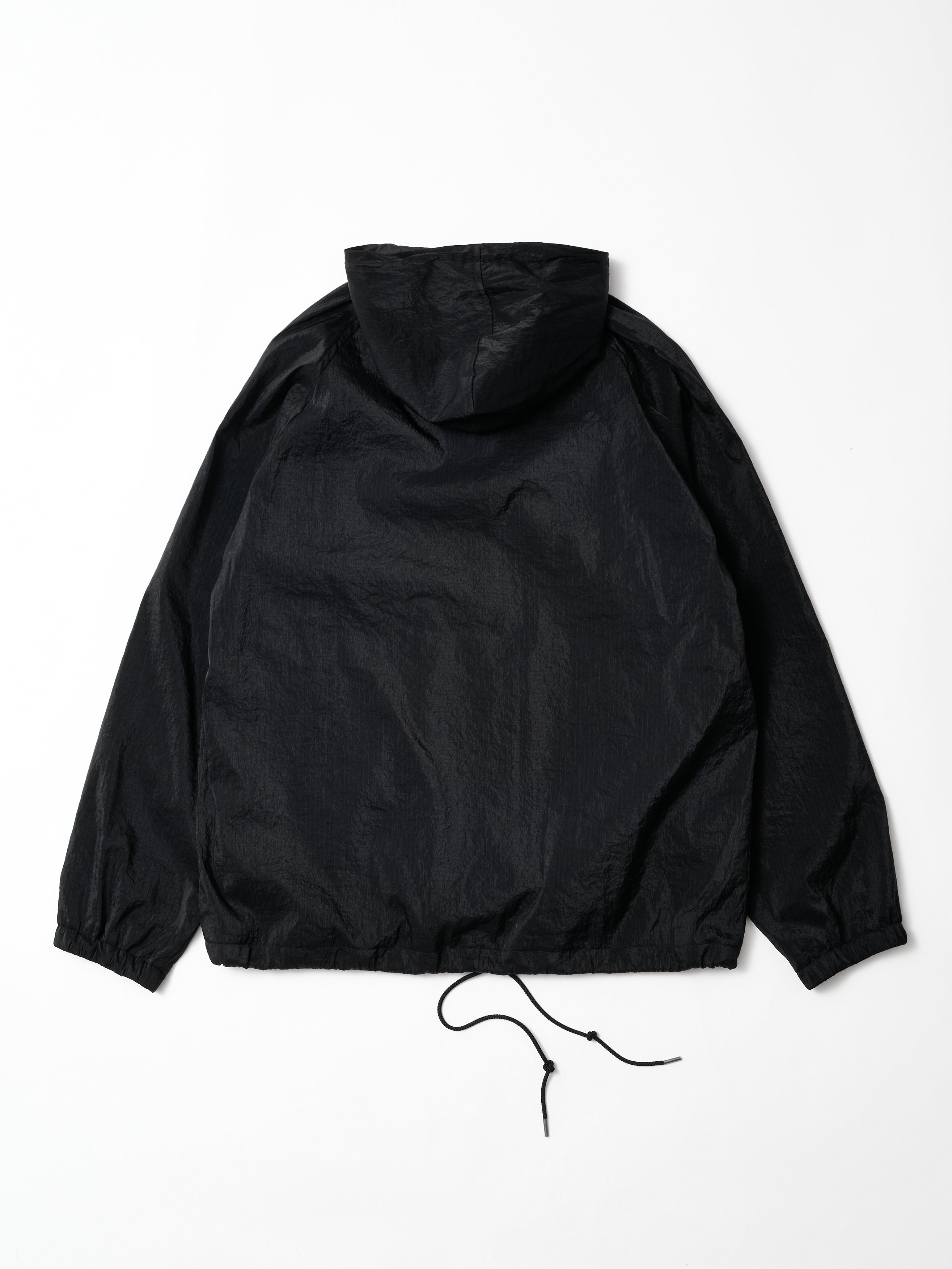 #3111CJH-CNB POST Coach Jacket Hoody : crinckle nylon R/S black_6