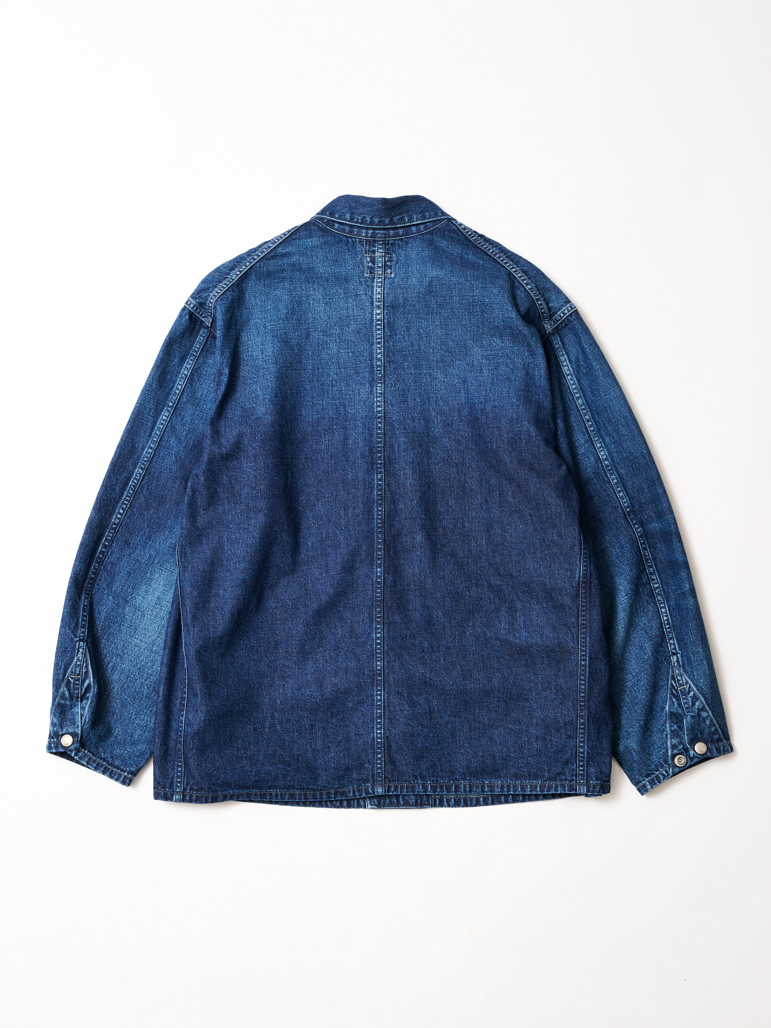 #3141-01W Mattalini DUBBLE : 10oz. Denim worn indigo_5