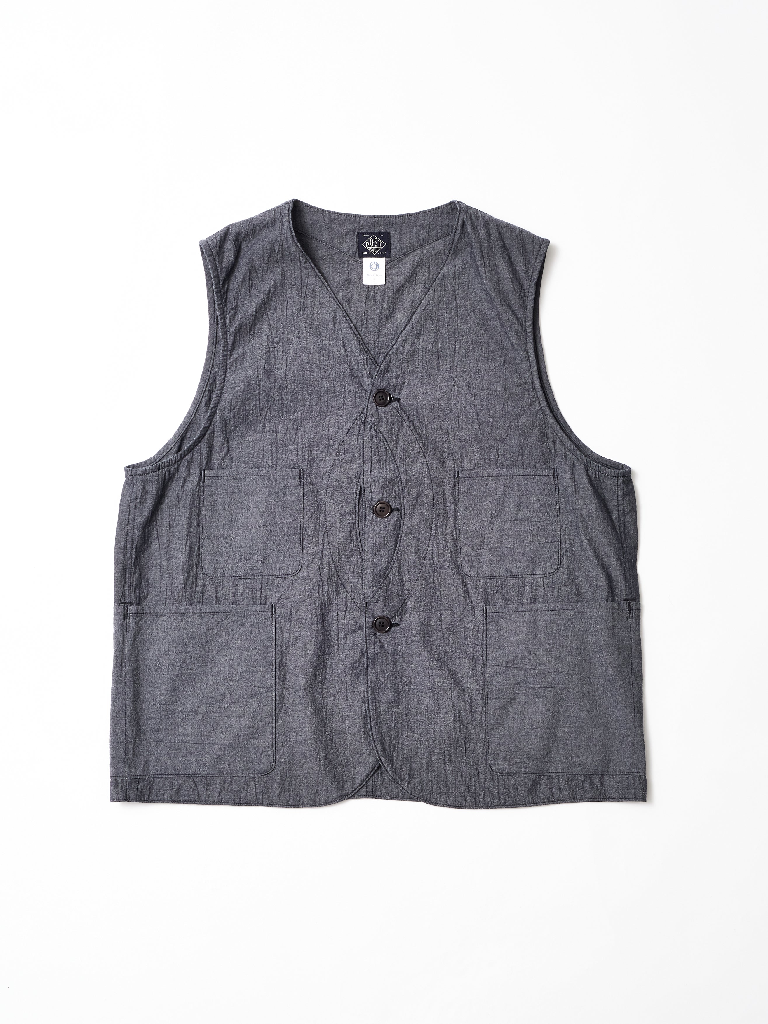 #3504-CCS Royal Moody : crinckle chambray salt & pepper_1