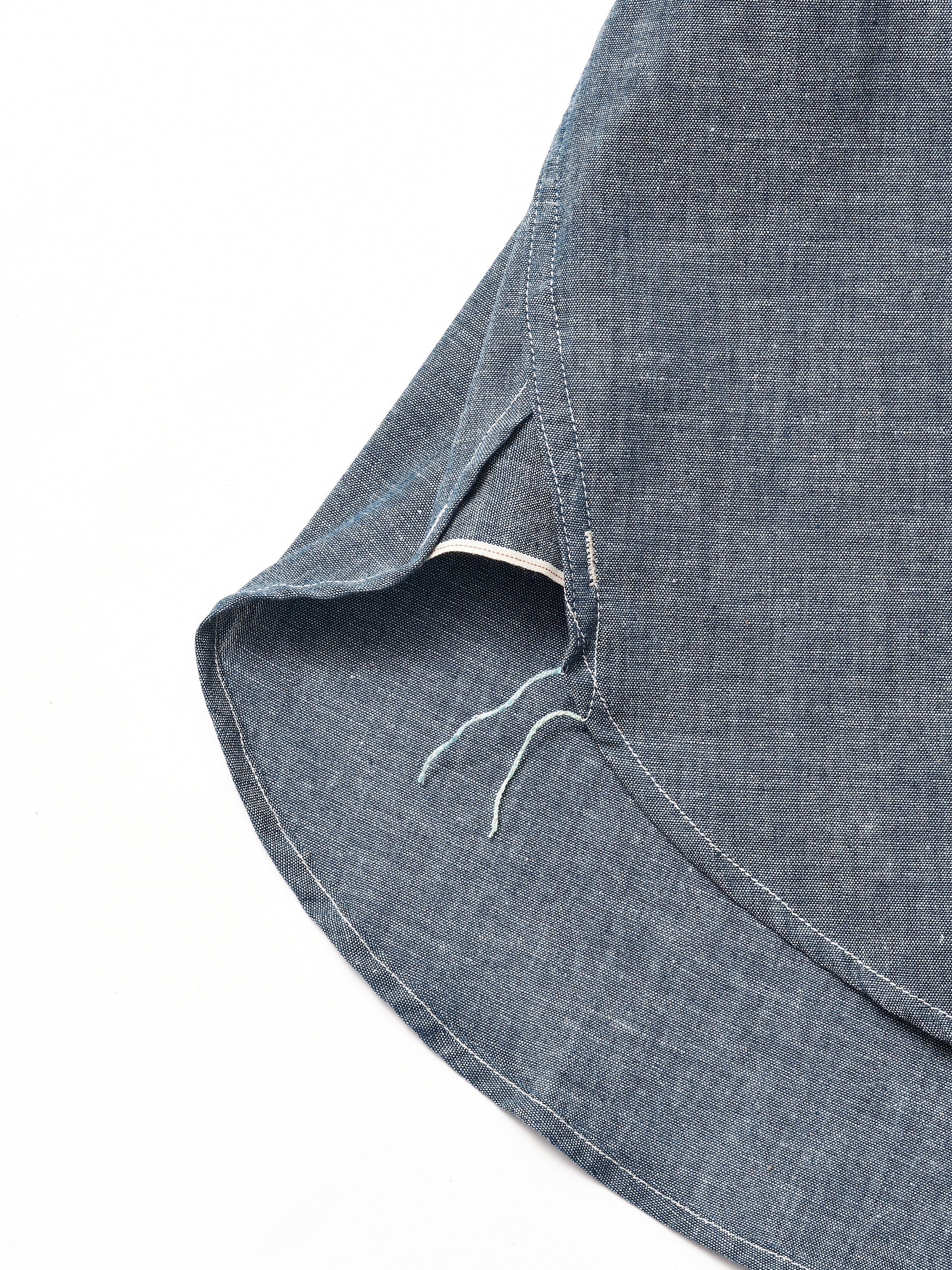 #1206S-11 No.6 Shirt S/S : chambray indigo rigid_6