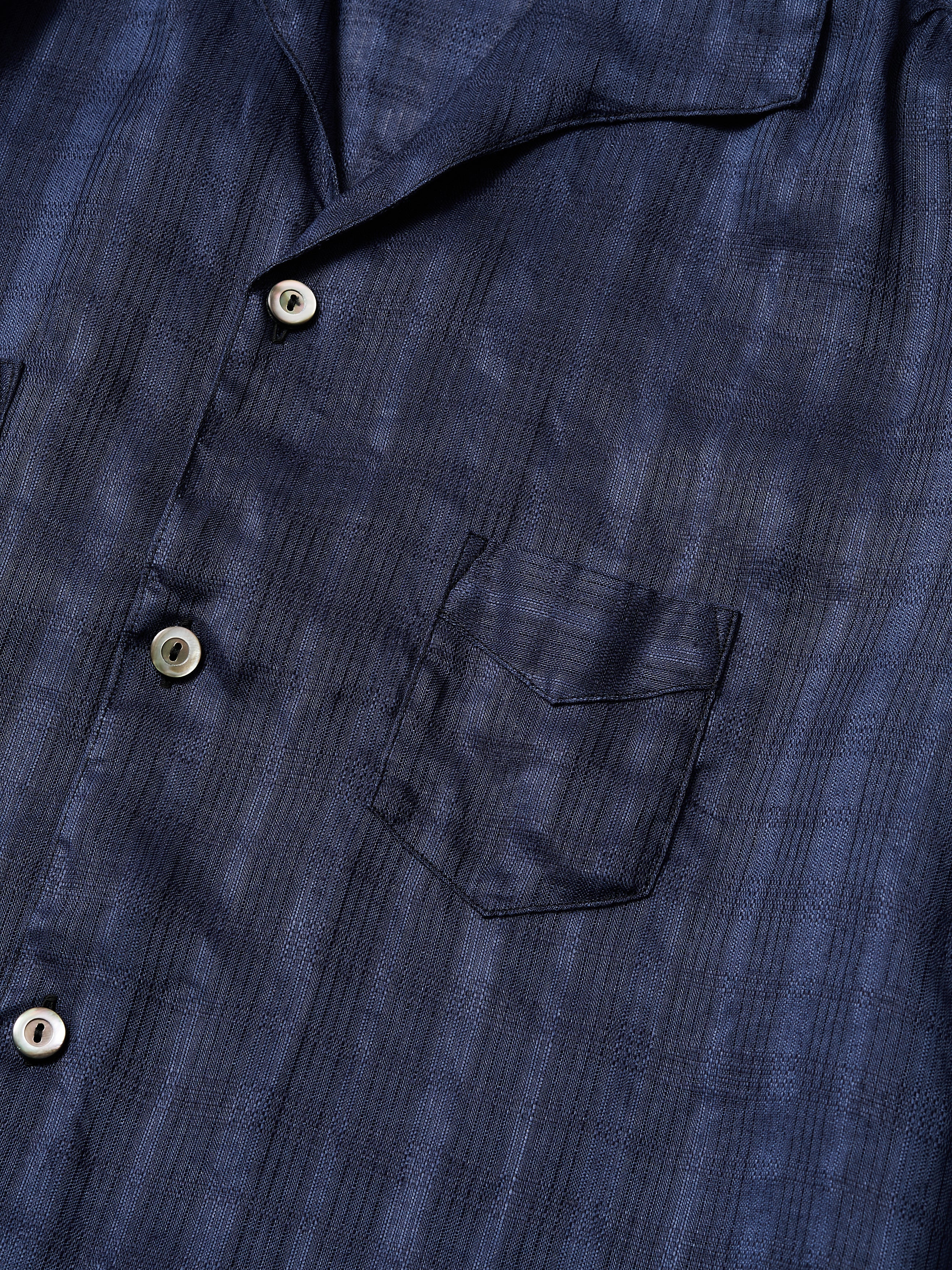 #3231S-MPN Fever 2 S/S : mesh panama lamie navy_3
