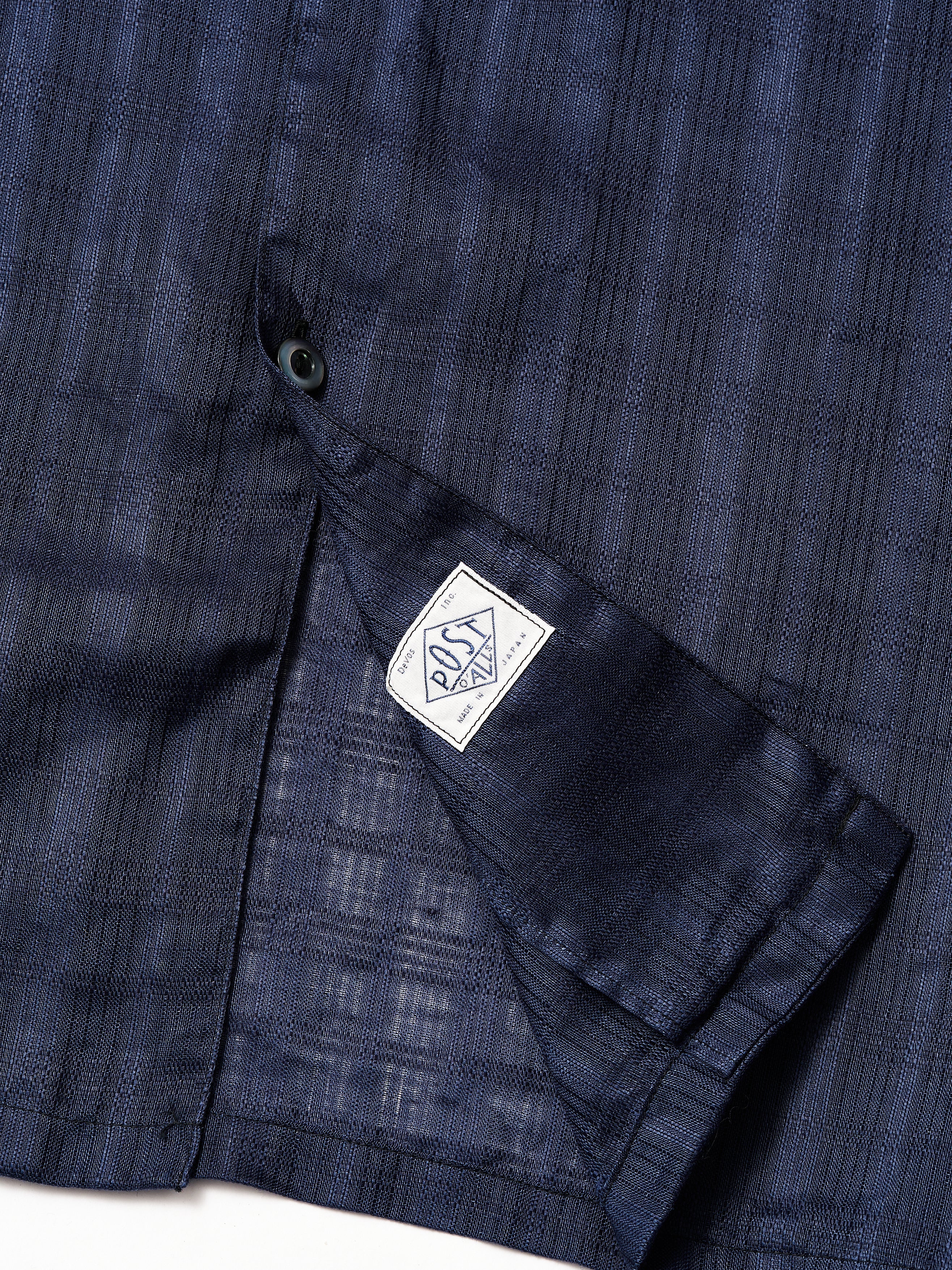 #3231S-MPN Fever 2 S/S : mesh panama lamie navy_5