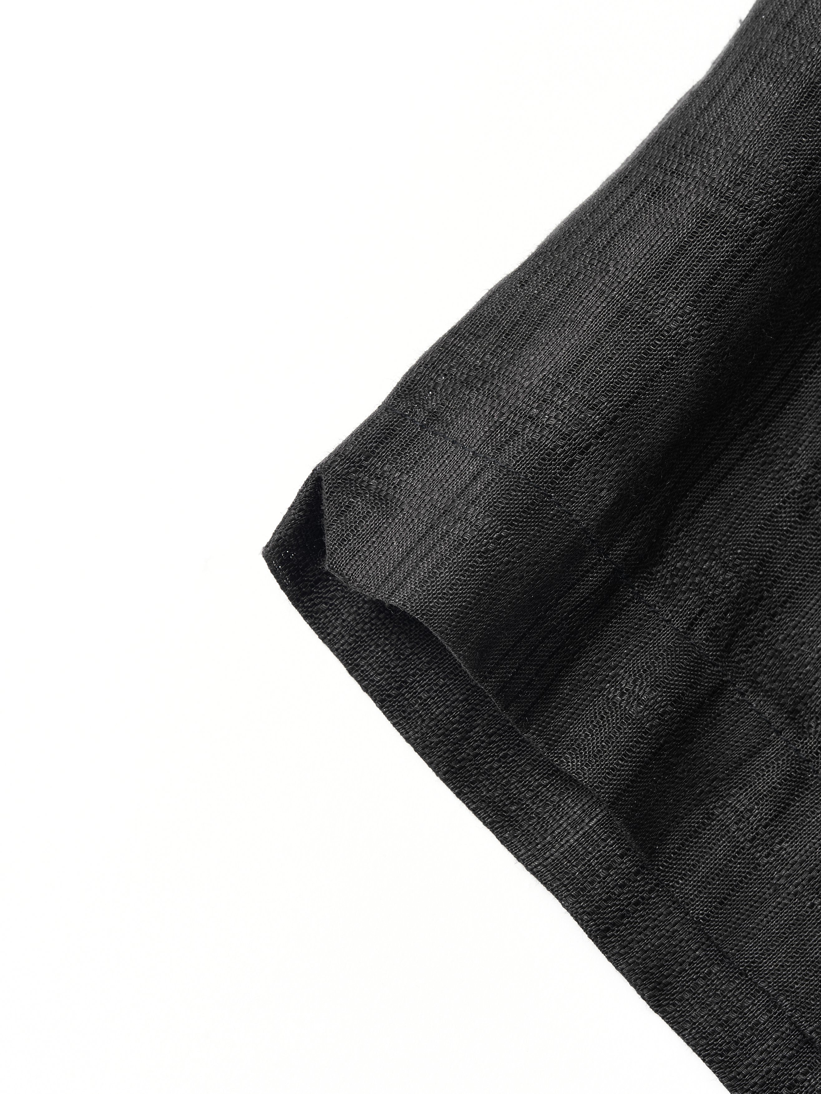 #3231S-MPB Fever 2 S/S : mesh panama lamie black_4