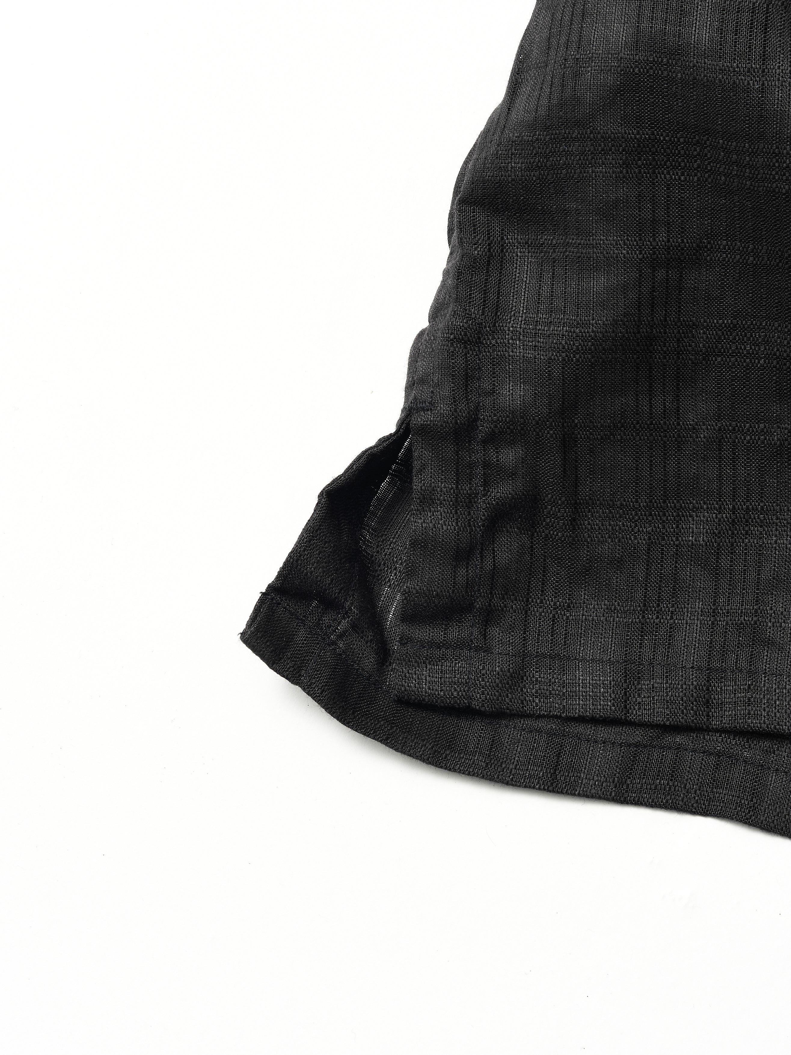 #3231S-MPB Fever 2 S/S : mesh panama lamie black_6
