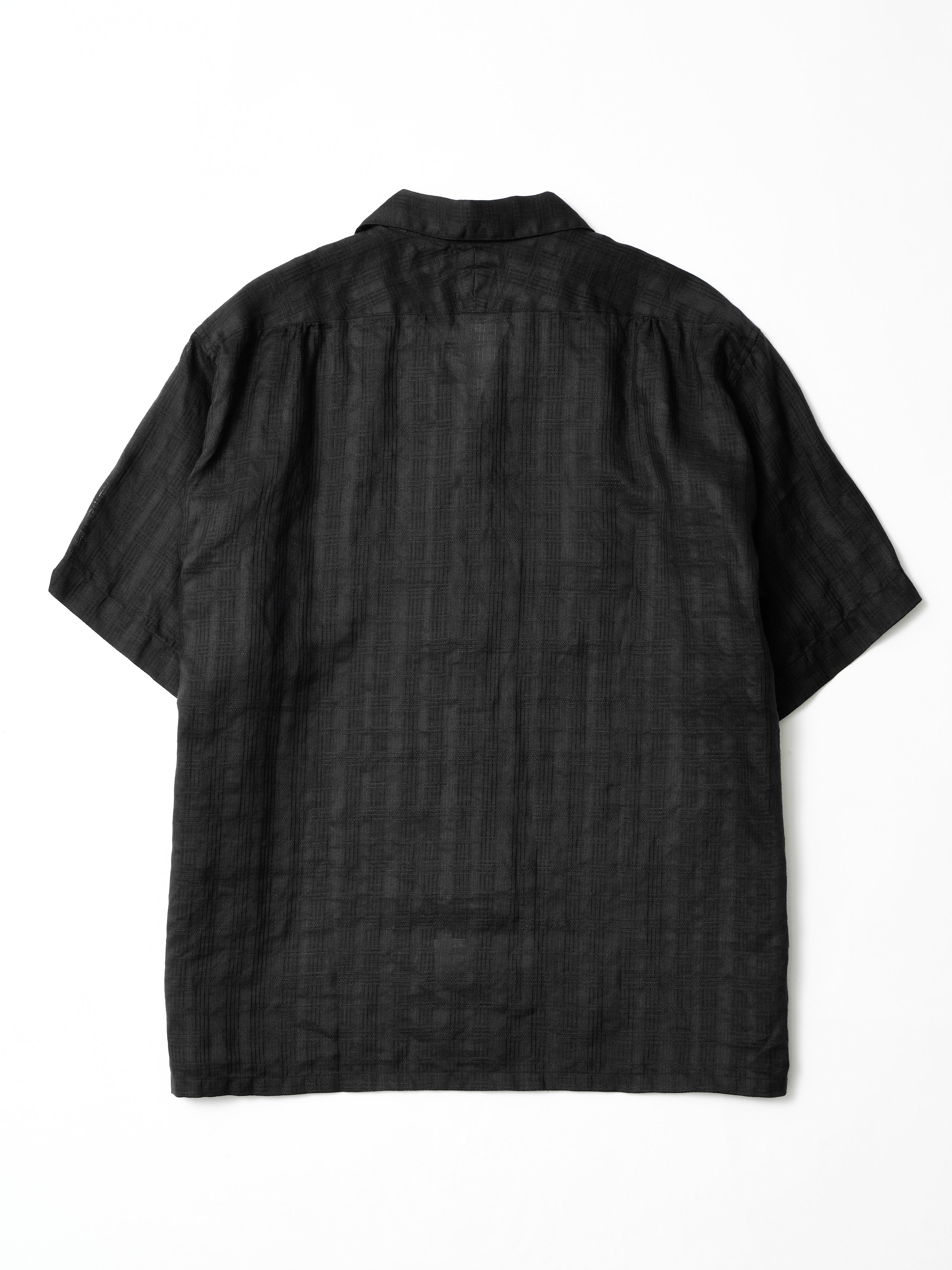 #3231S-MPB Fever 2 S/S : mesh panama lamie black_7