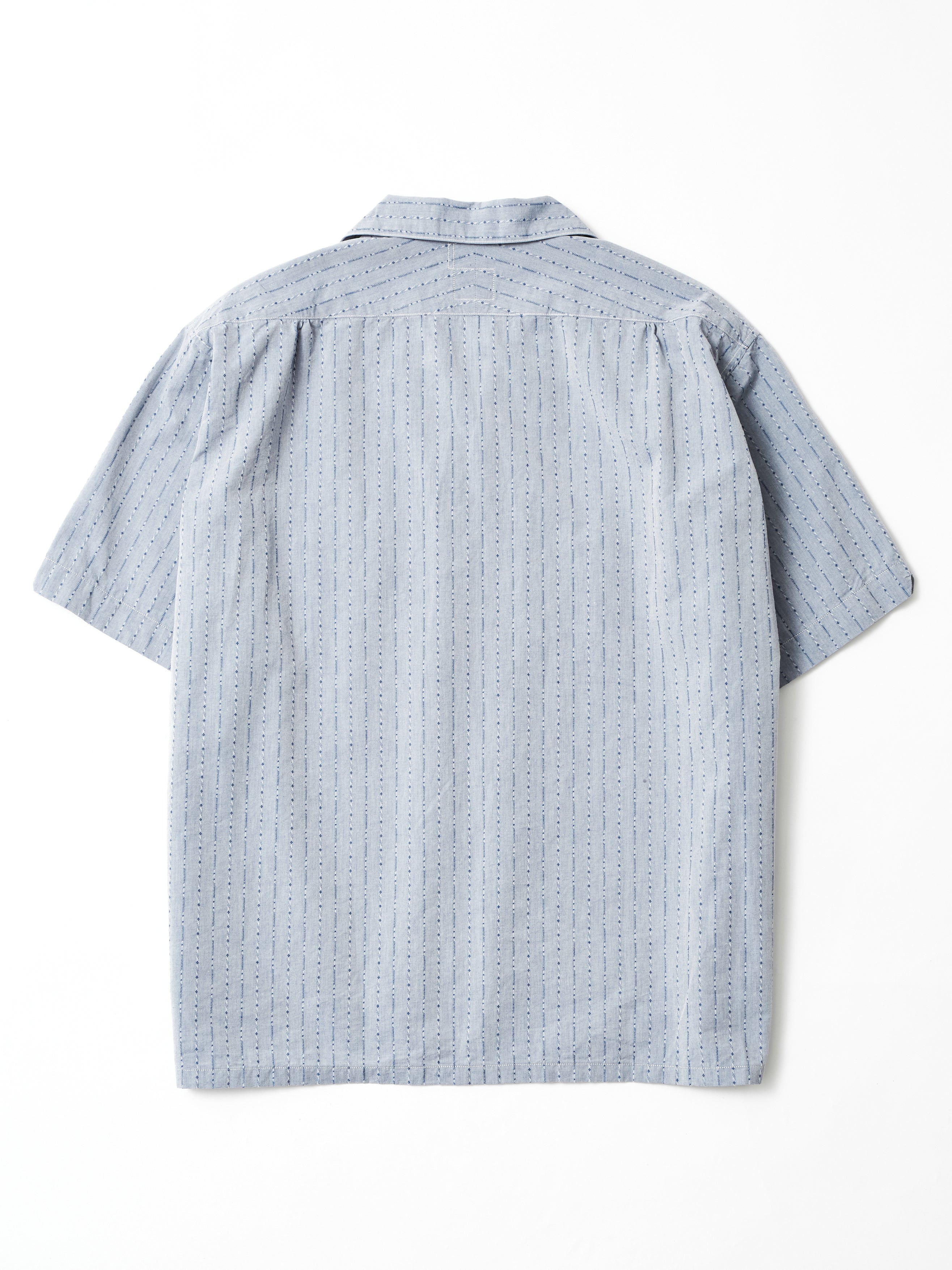 #3231S-DC1 Fever 2 S/S : dobby chambray indigo_7