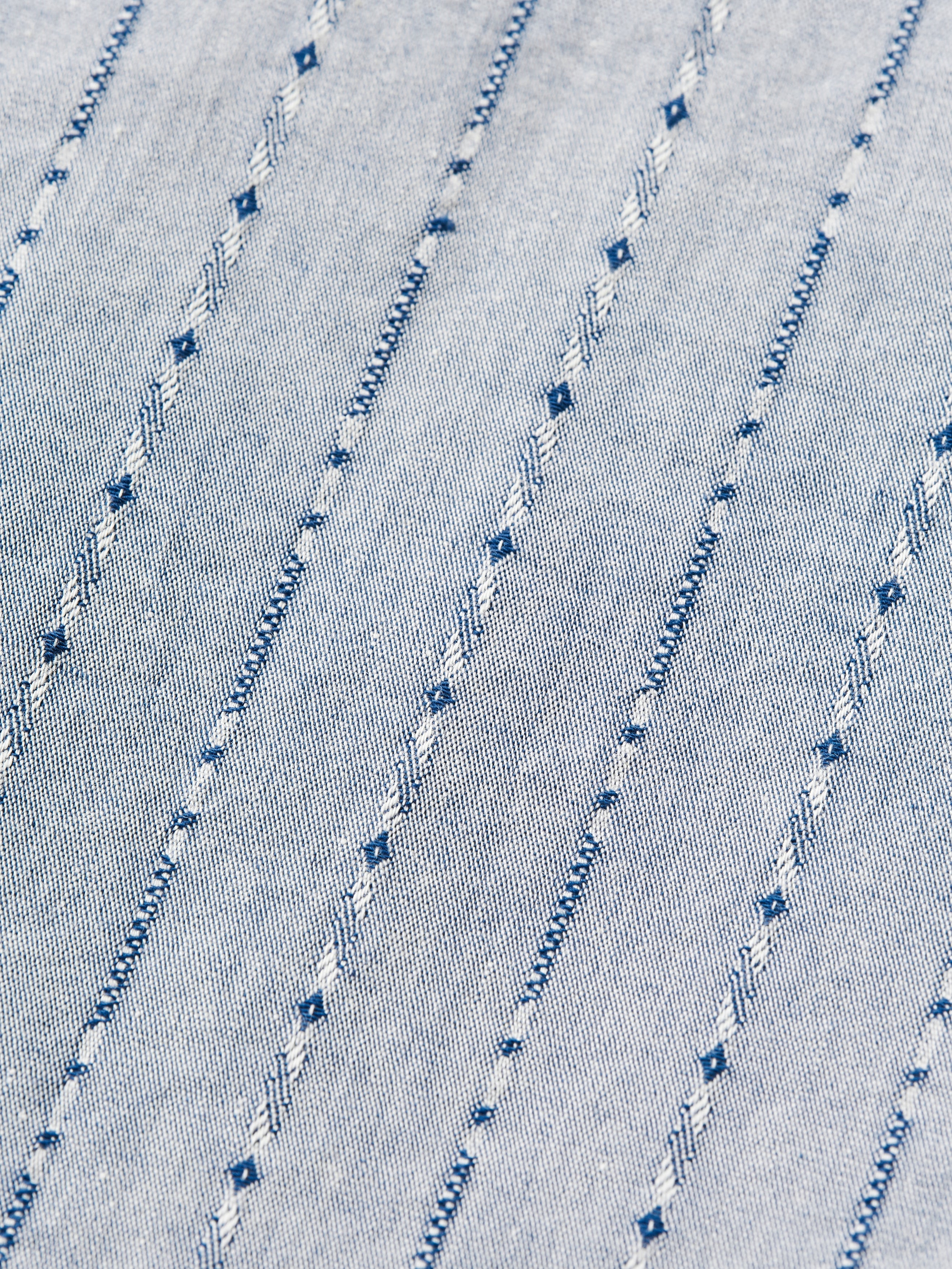 #3231S-DC1 Fever 2 S/S : dobby chambray indigo_8
