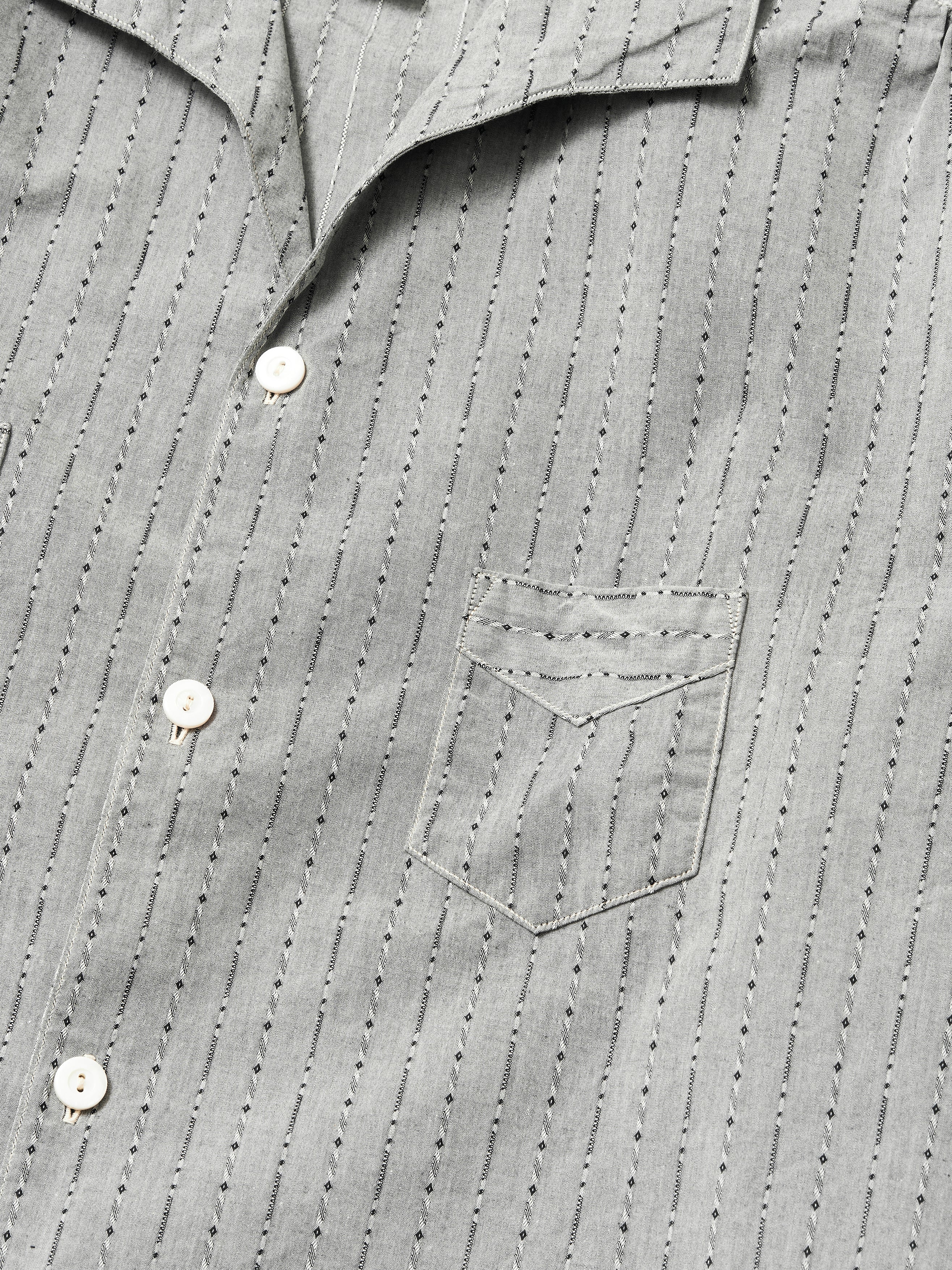 #3231S-DC2 Fever 2 S/S : dobby chambray grey_3