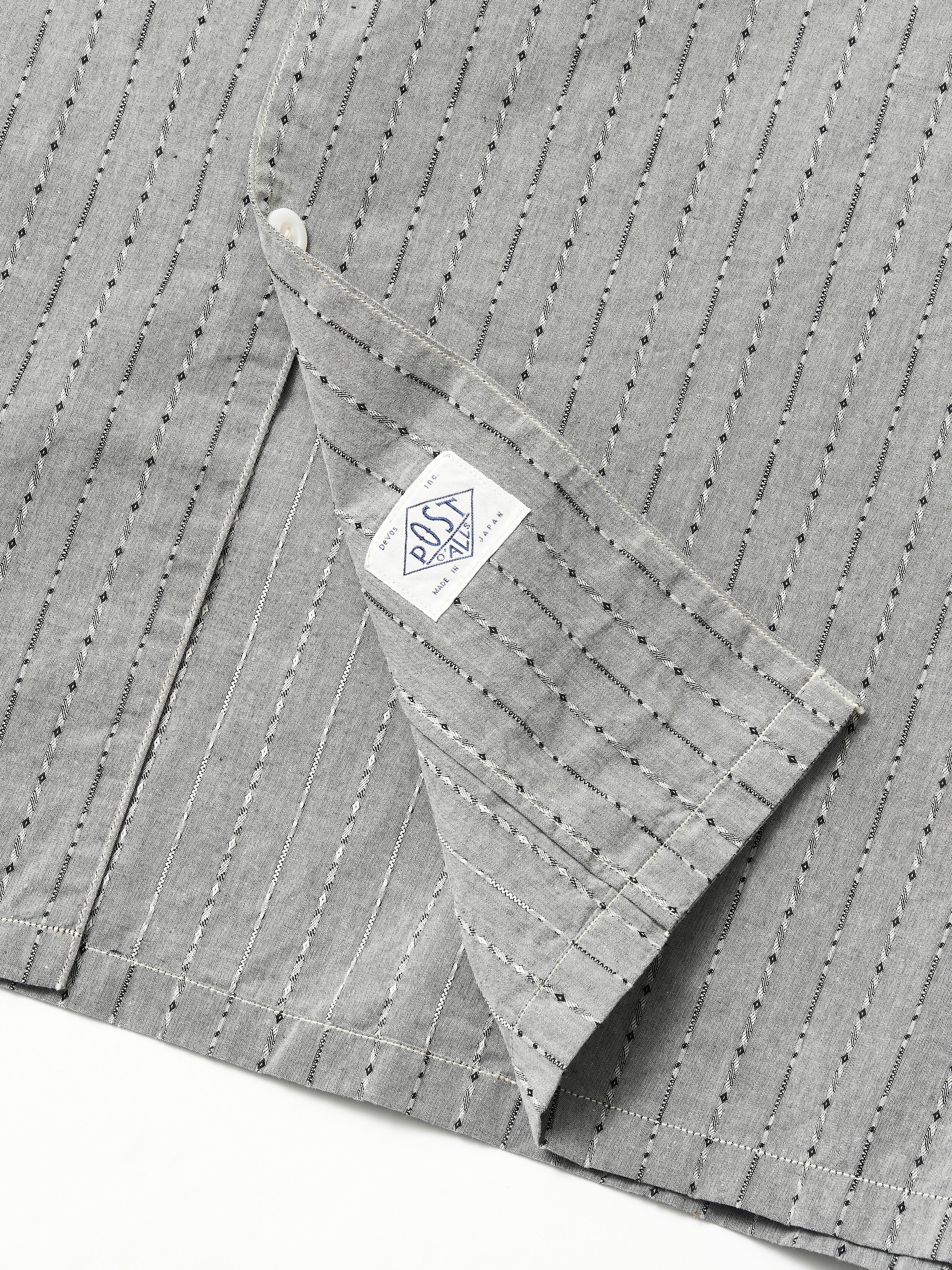 #3231S-DC2 Fever 2 S/S : dobby chambray grey_4