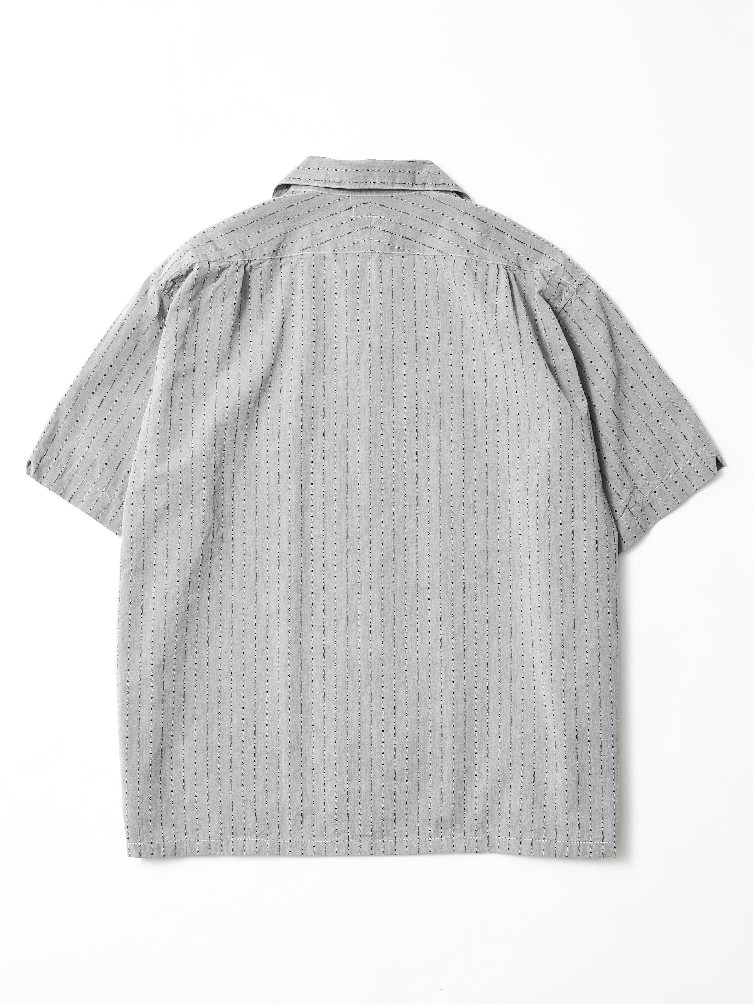 #3231S-DC2 Fever 2 S/S : dobby chambray grey_7