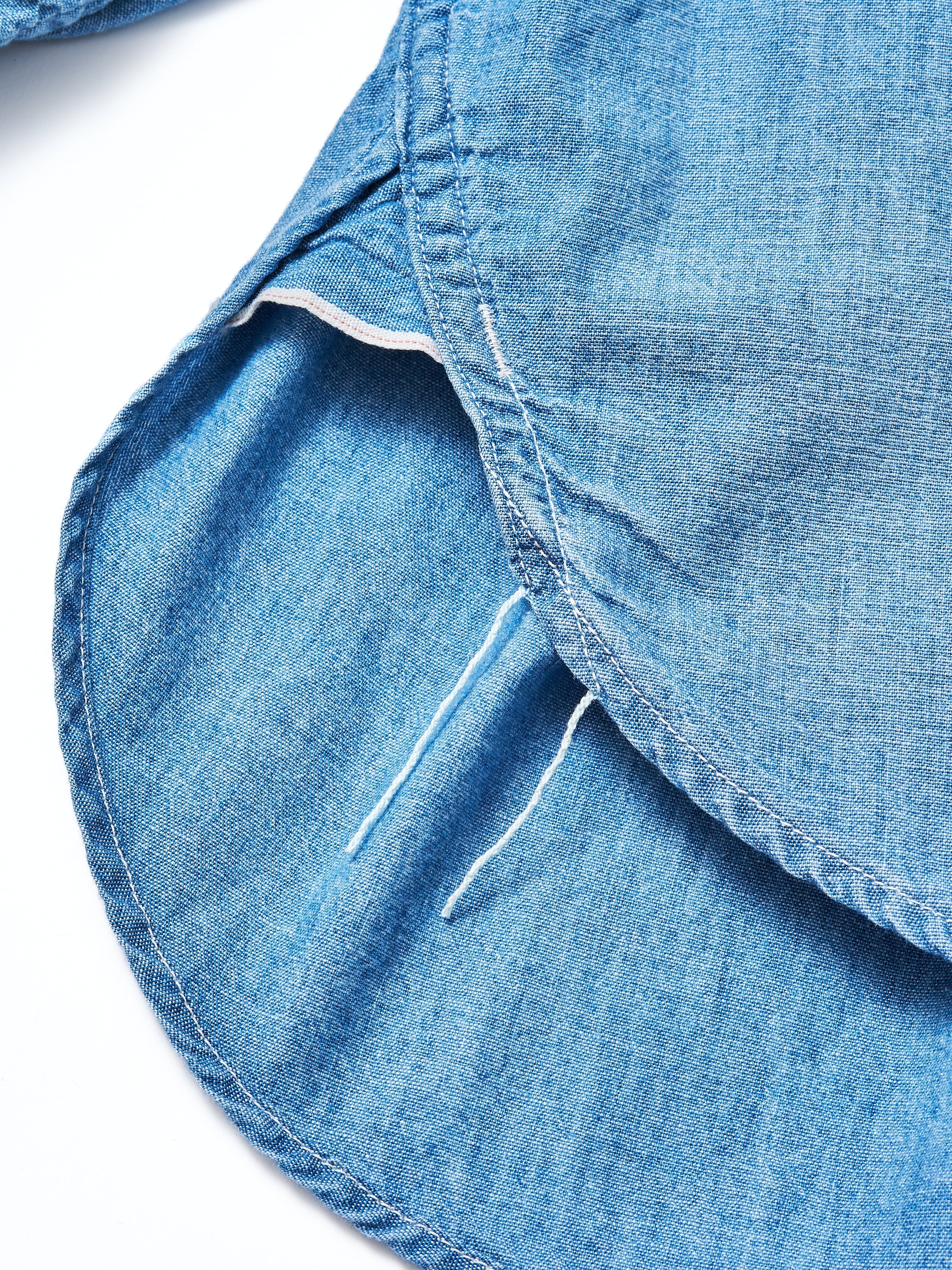 #3217S-11W St.Louis 2 : chambray indigo worn wash_5