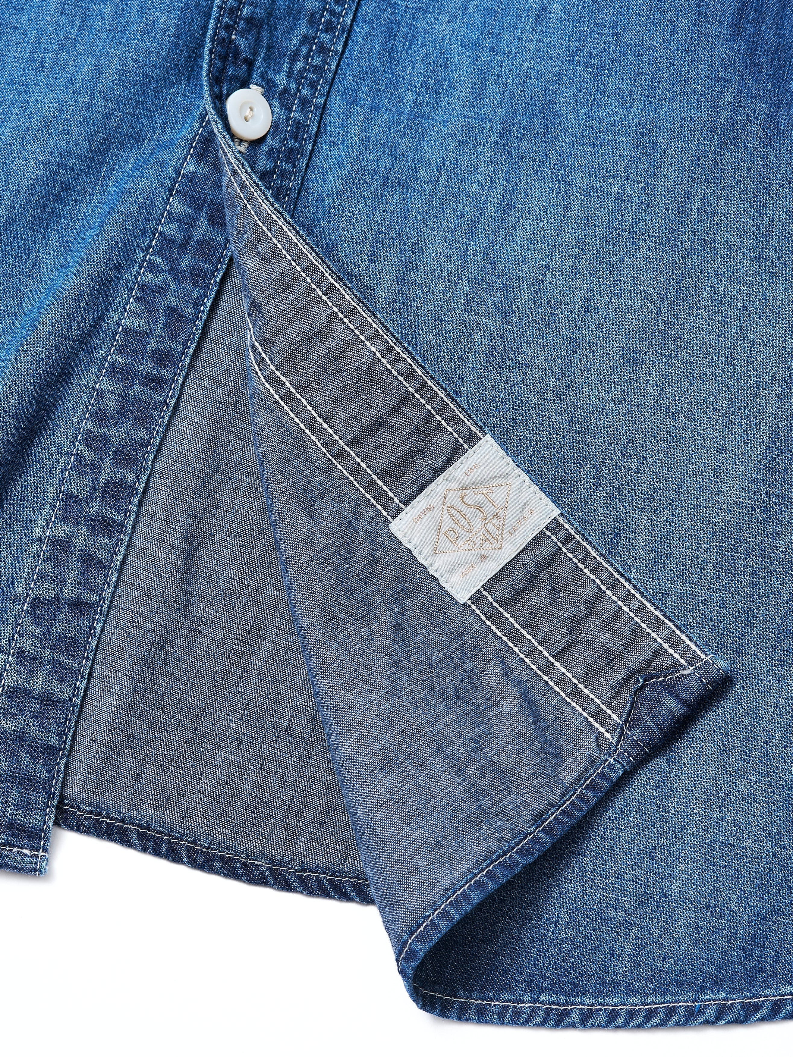 #3217S-LDW St.Louis 2 : light denim indigo worn wash_3