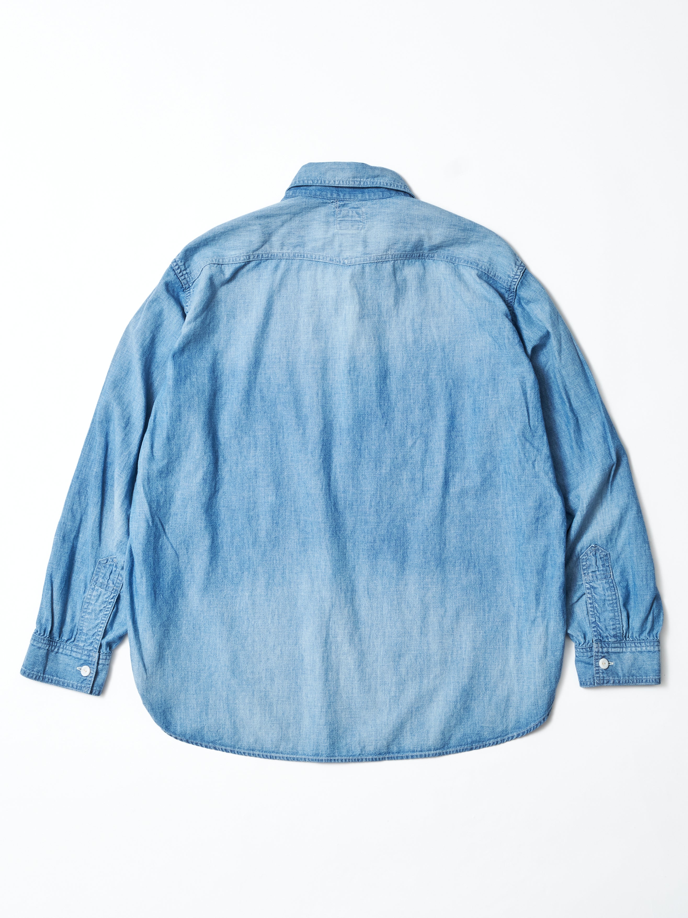 #3235-11W Frontier : chambray indigo worn wash_5