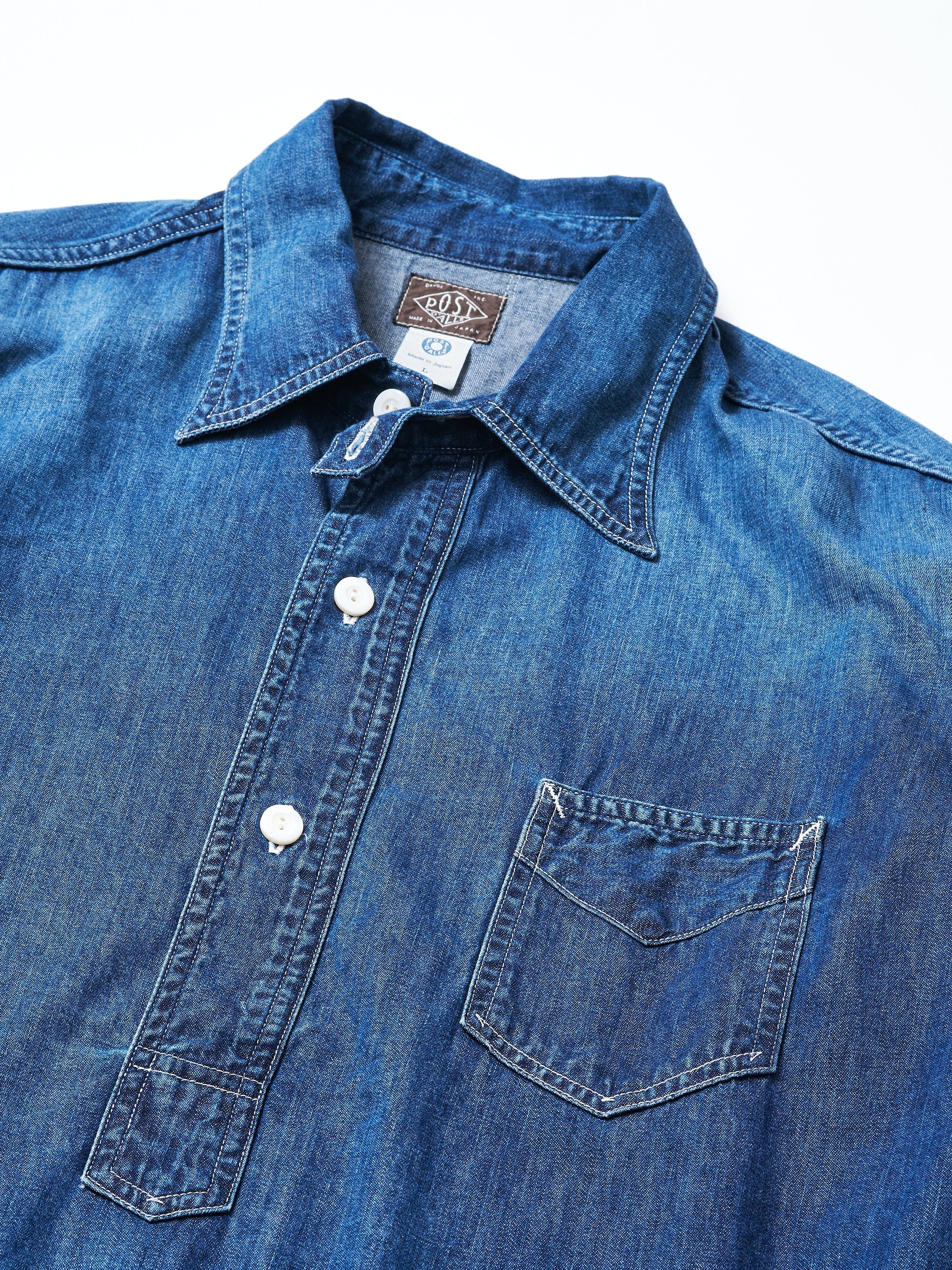#3235-LDW Frontier : light denim indigo worn wash_2
