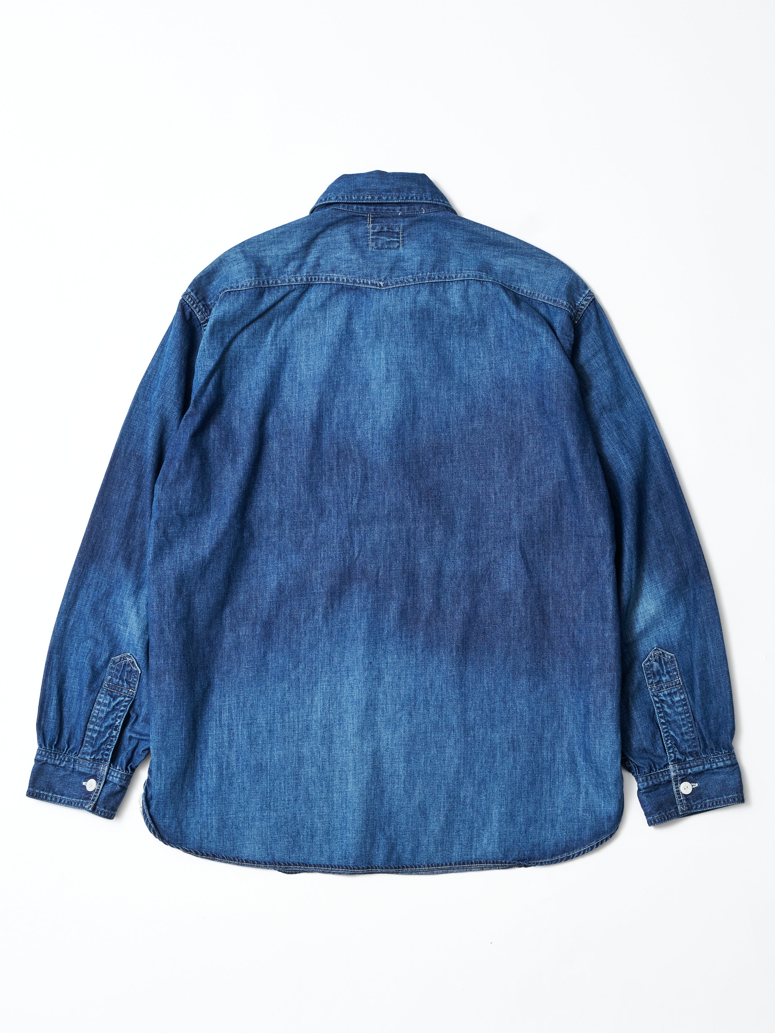 #3235-LDW Frontier : light denim indigo worn wash_5