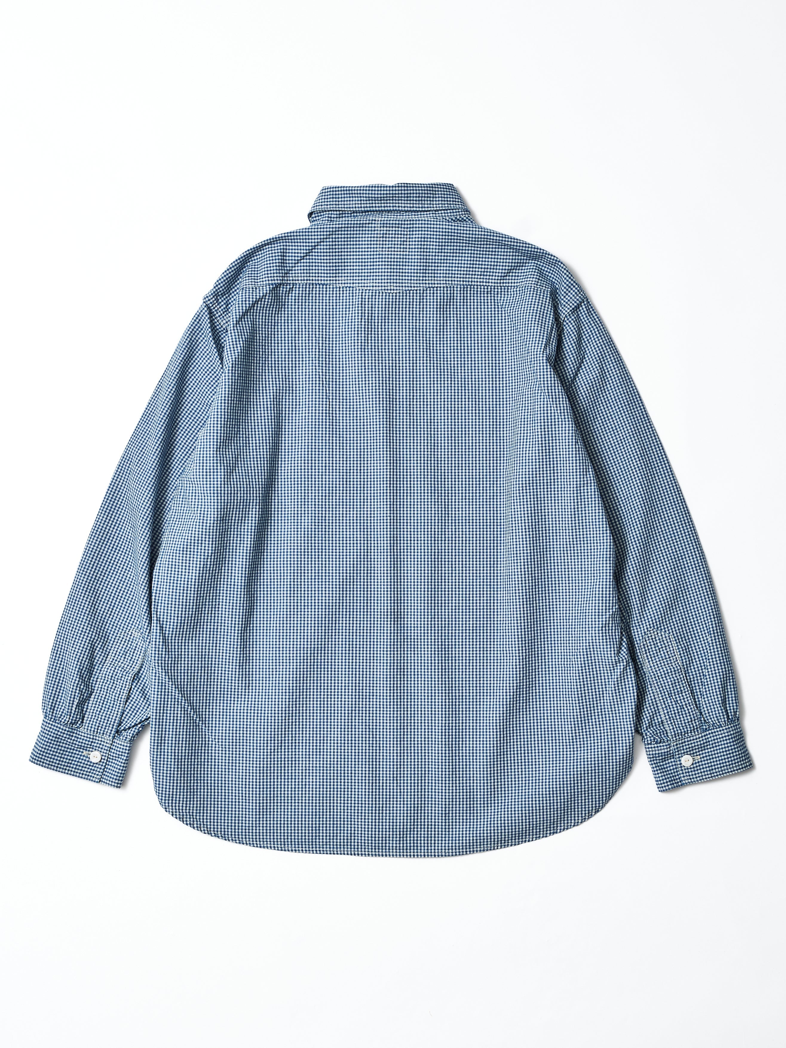 #3235-GCI Frontier : gingham chambray indigo_5