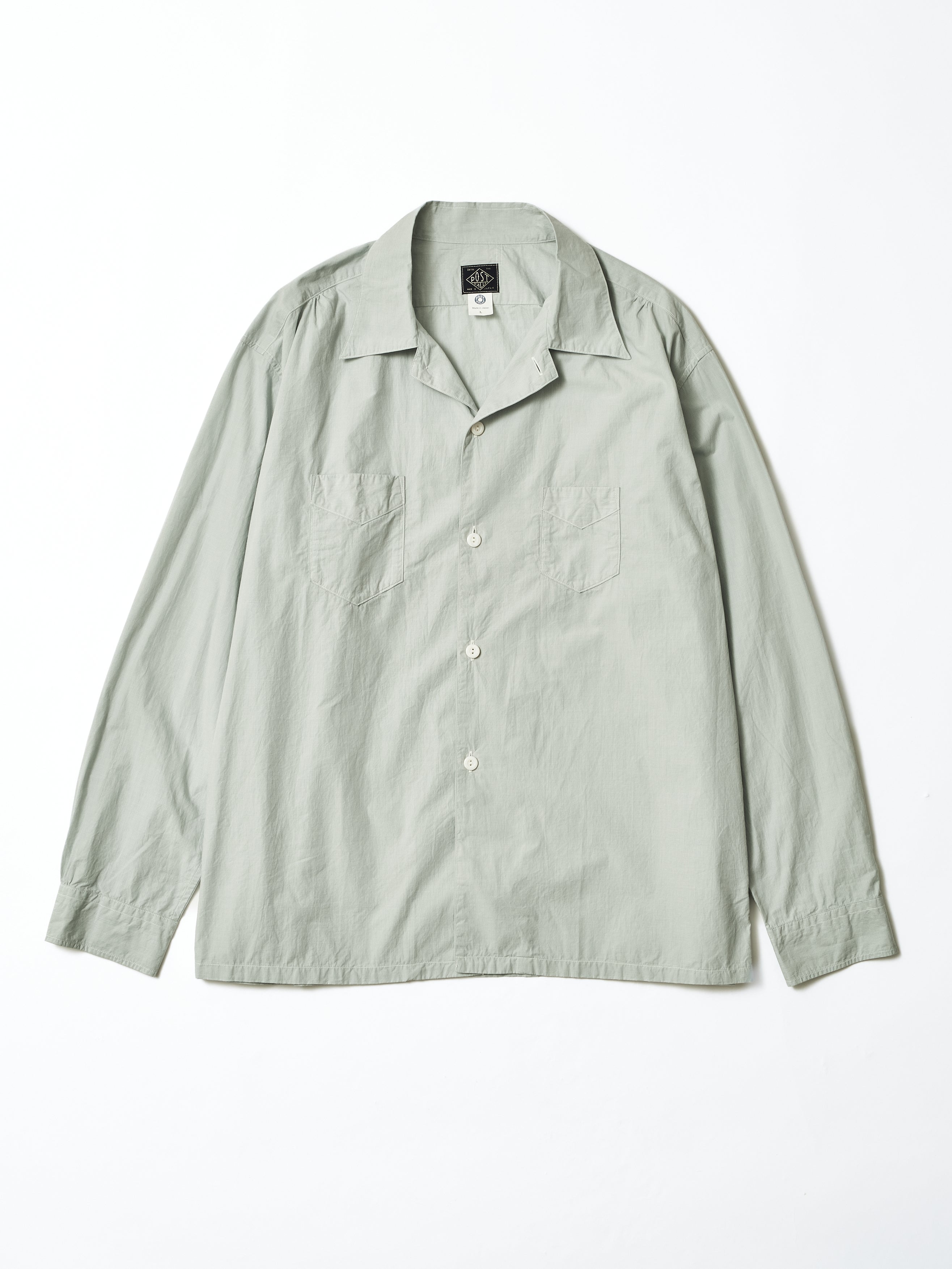 #3233-CBG E-Z POST Universal : checker broadcloth pale green_1