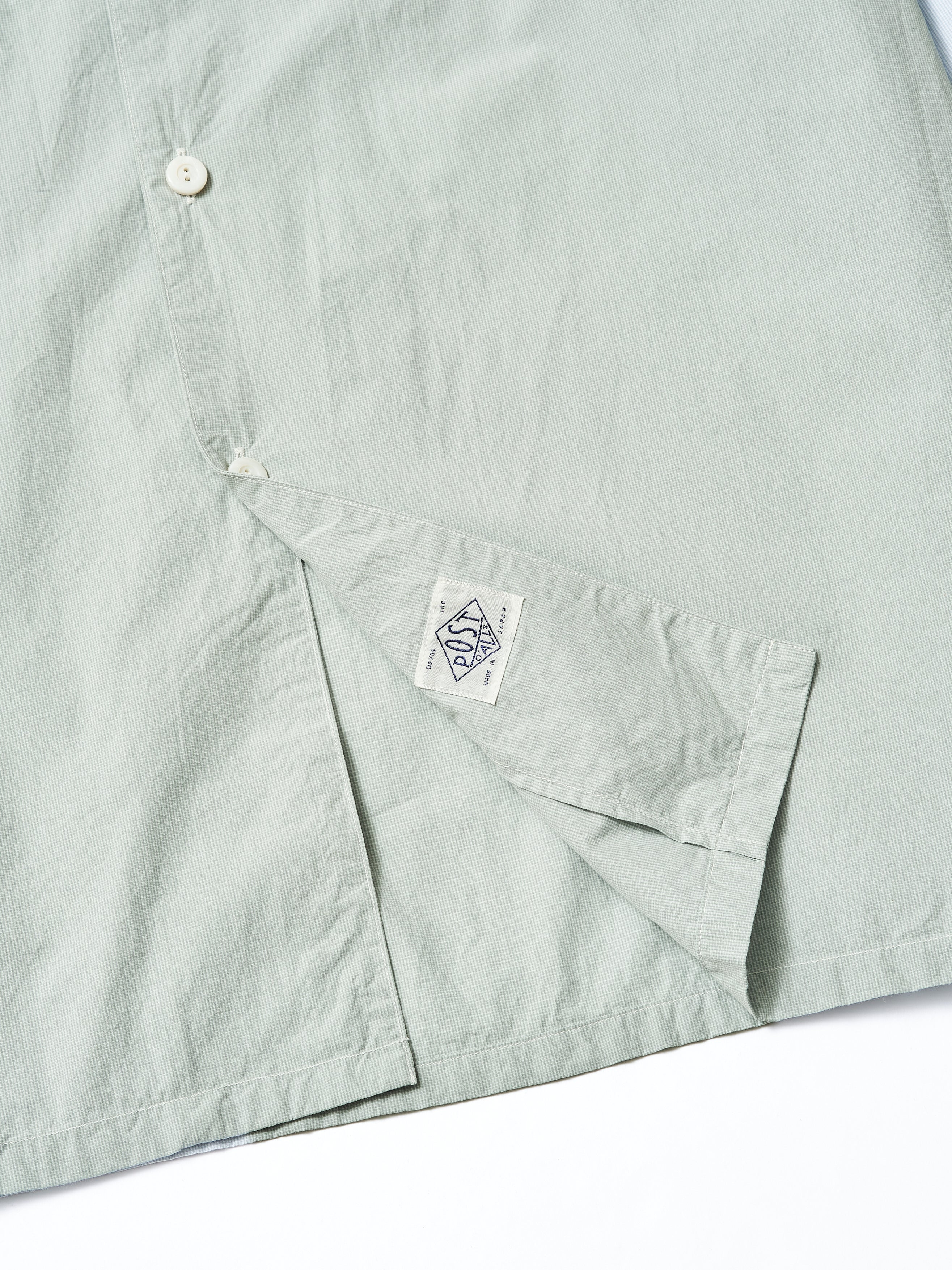 #3233-CBG E-Z POST Universal : checker broadcloth pale green_4