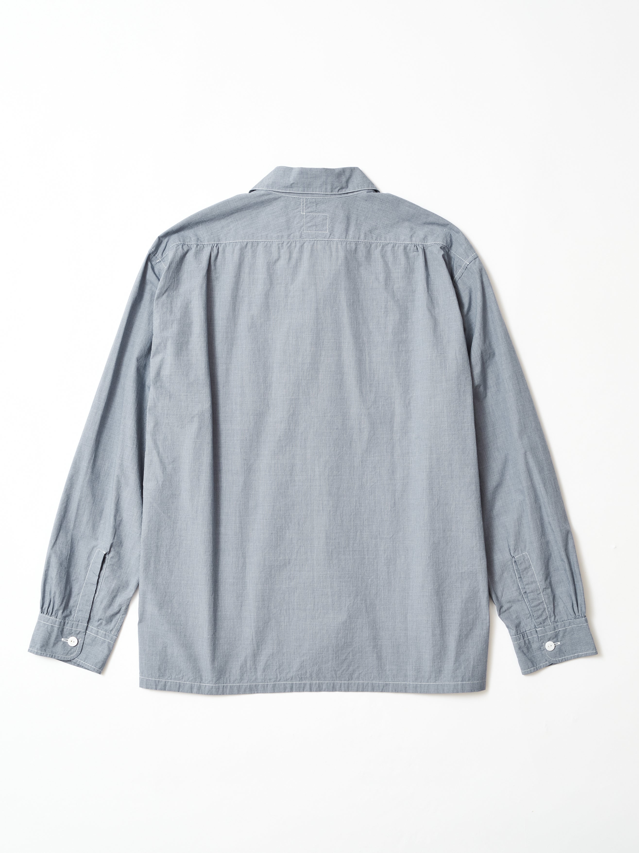 #3233-CBN E-Z POST Universal : checker broadcloth navy_6