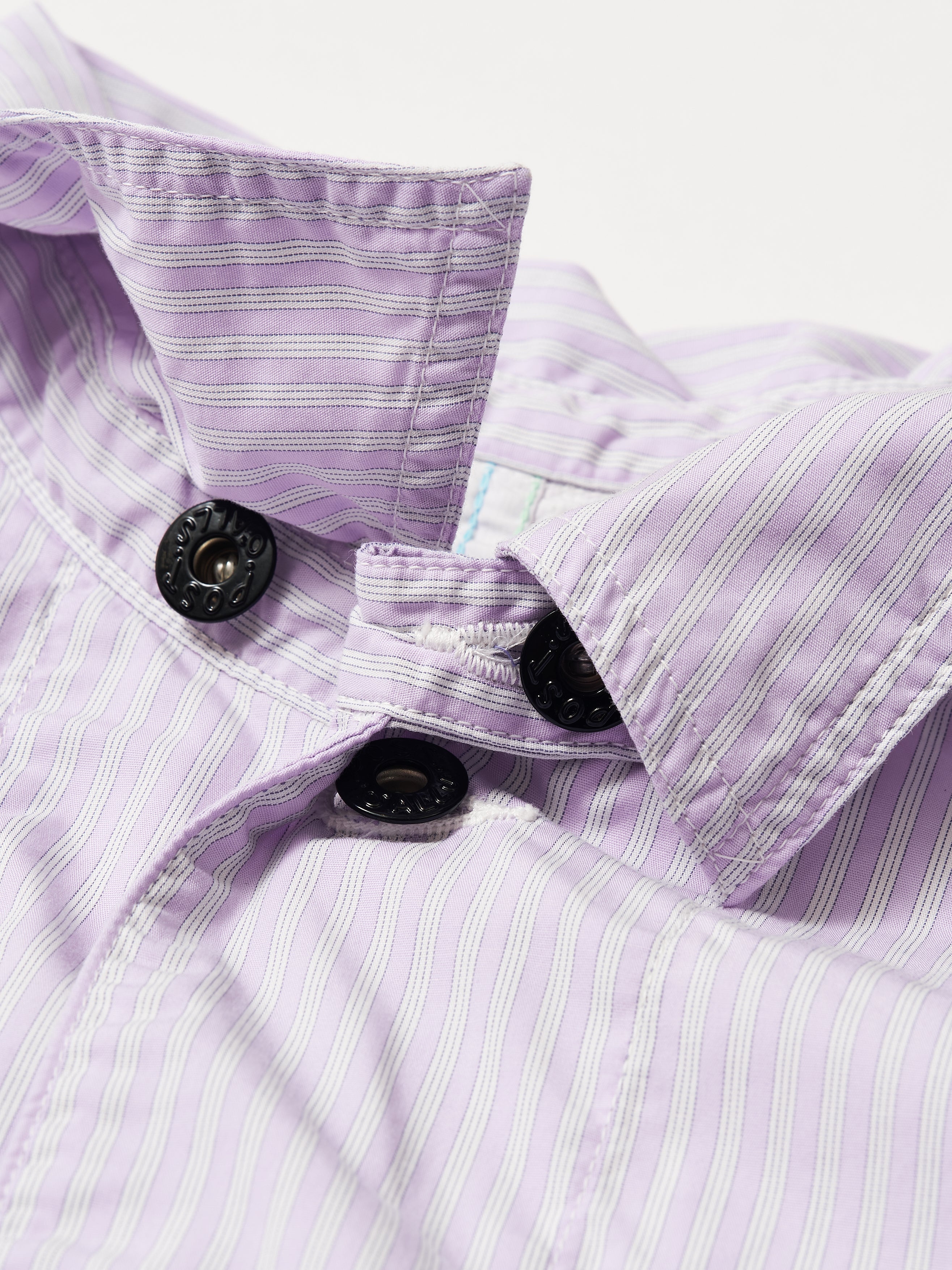 #3143-SS2 ODDBALL : stripe shirting x feather chambray purple_5
