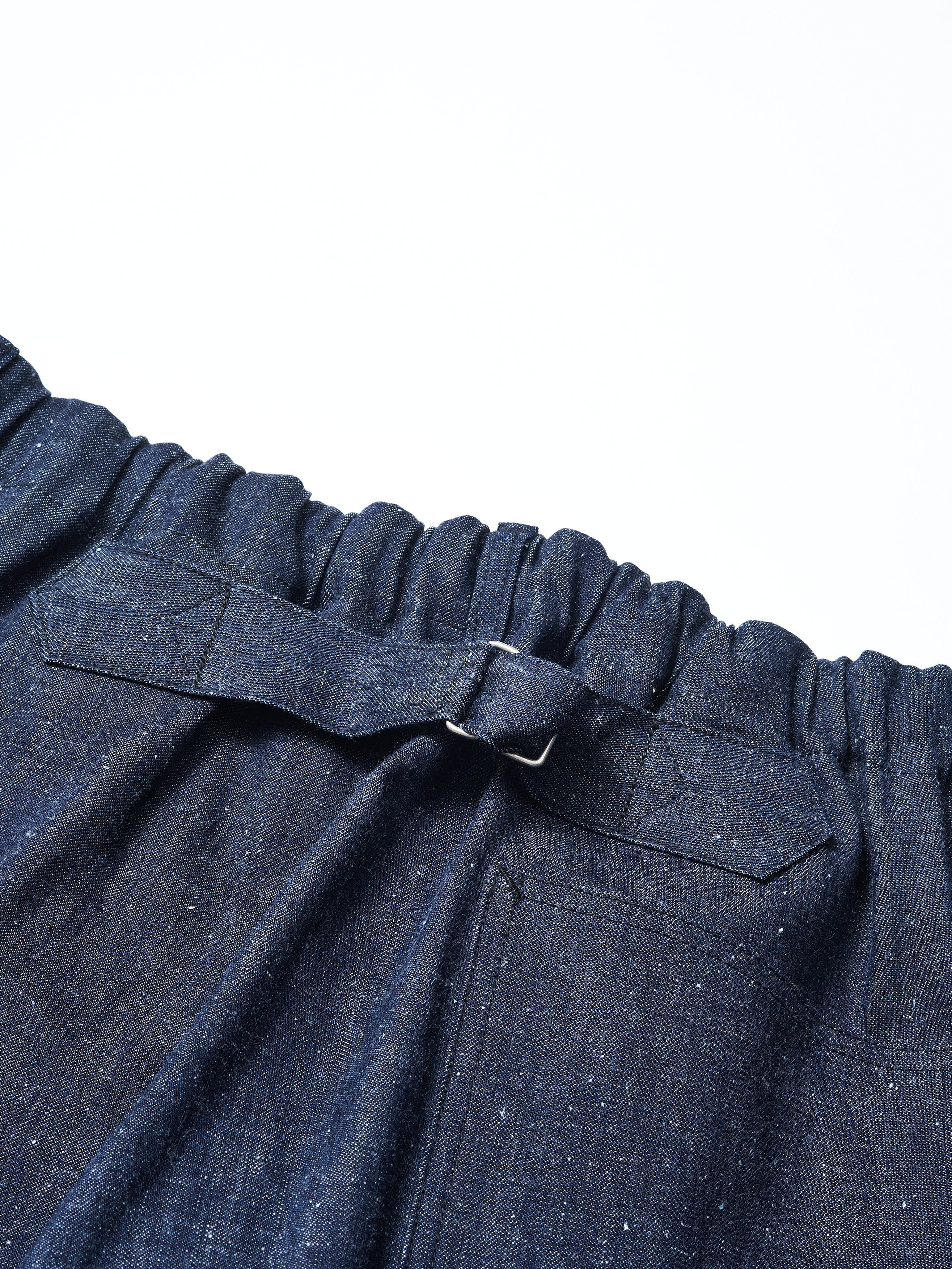 #3313S-02 E-Z ARMY-NAVY Shorts 2 : 11.5oz. Denim rigid indigo_4