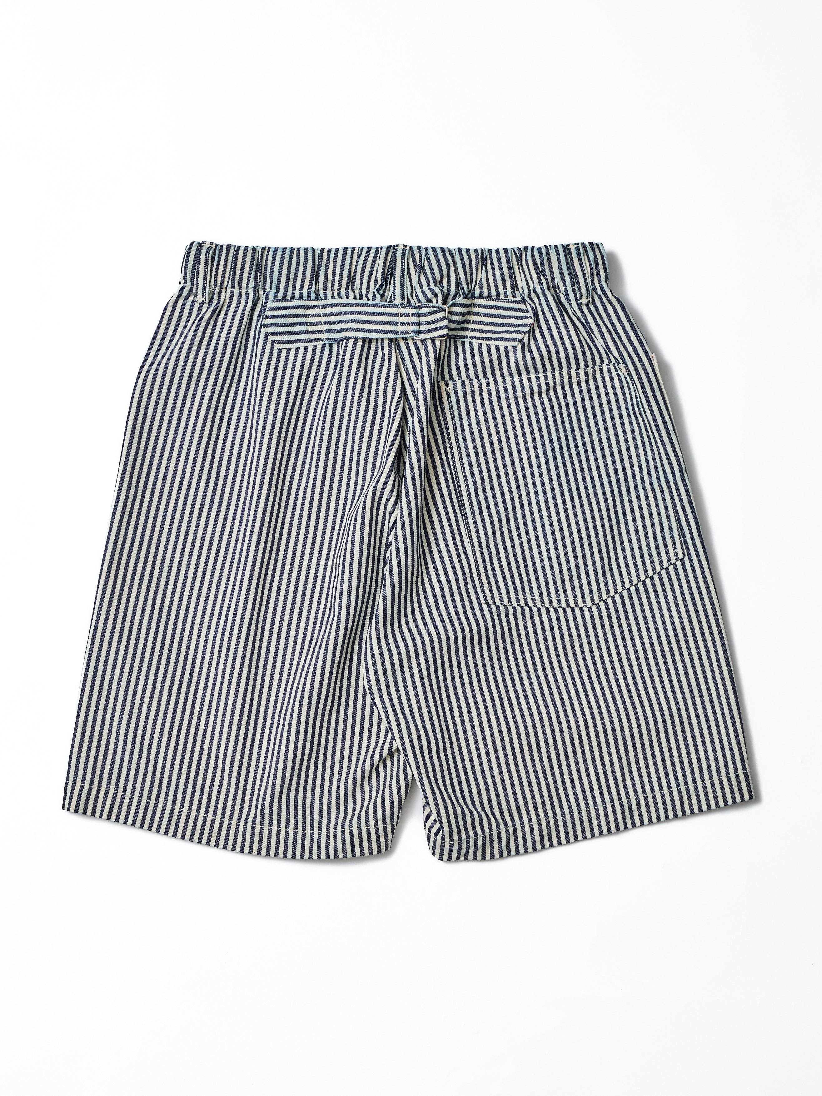 #3313S-03 E-Z ARMY-NAVY Shorts 2 : express stripe indigo_5