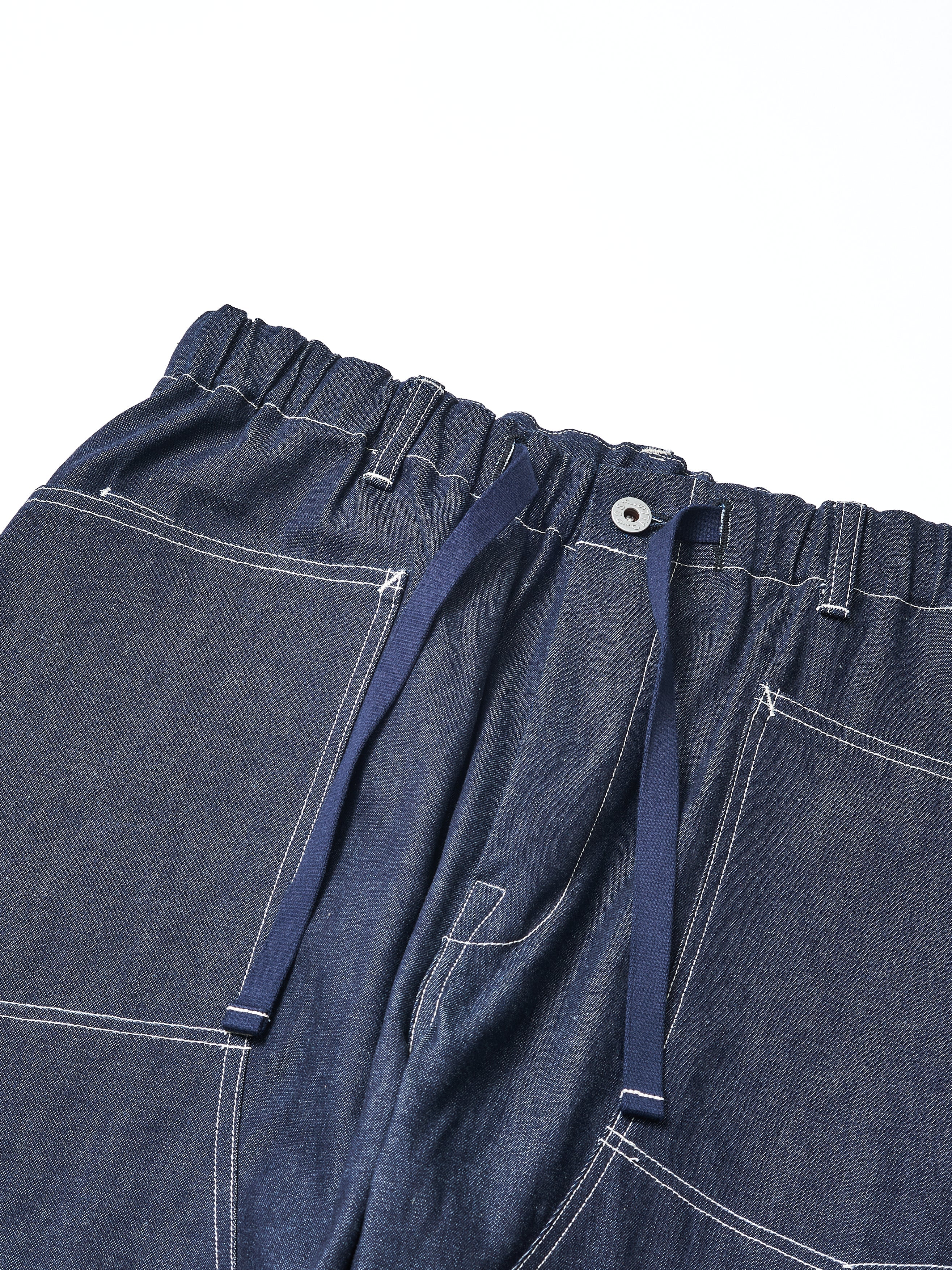 #3312S-01 E-Z DND Shorts : 10oz. Denim rigid indigo_2
