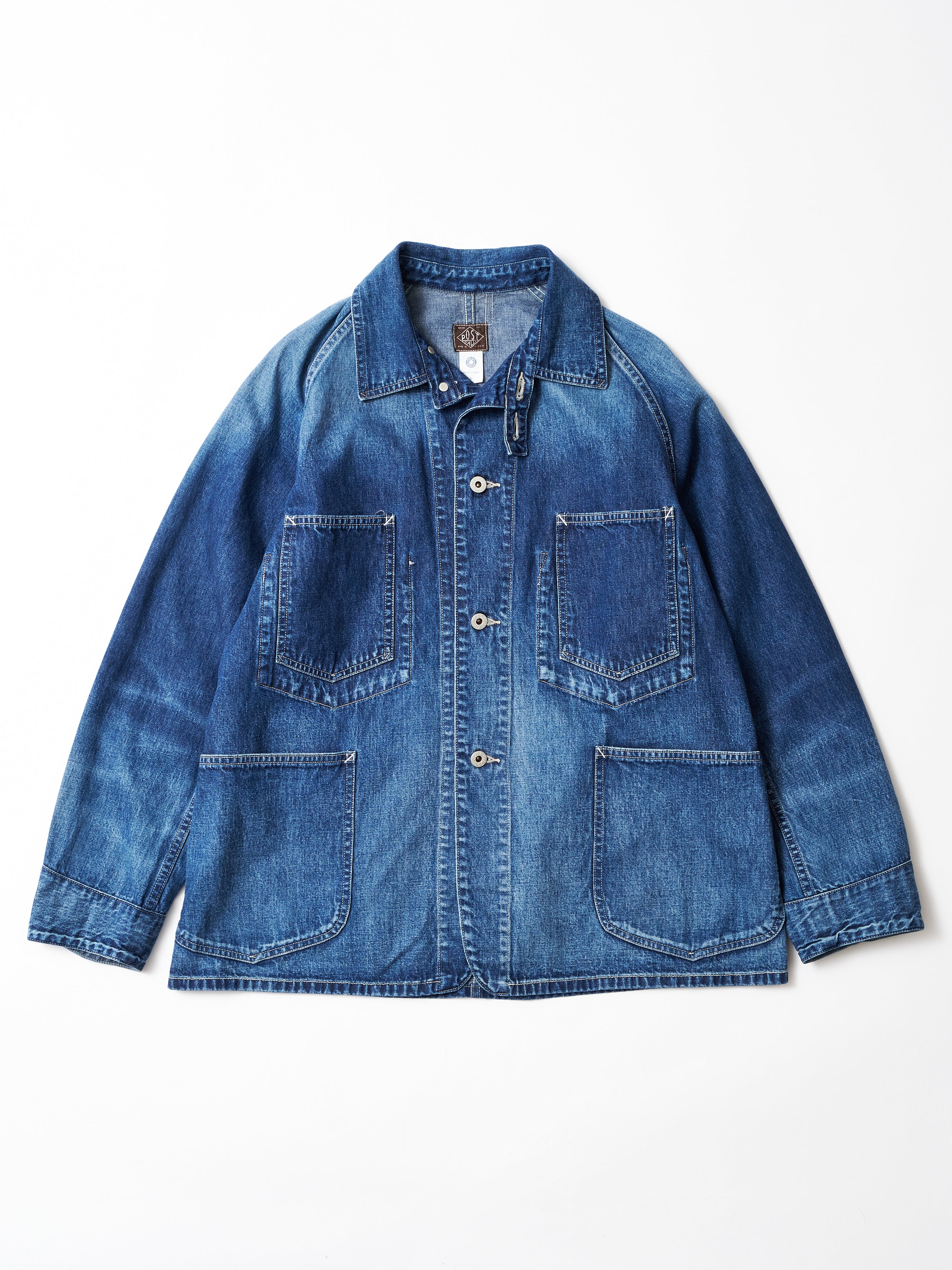 #3134-01W POST 47 : 10oz. Denim worn indigo_1